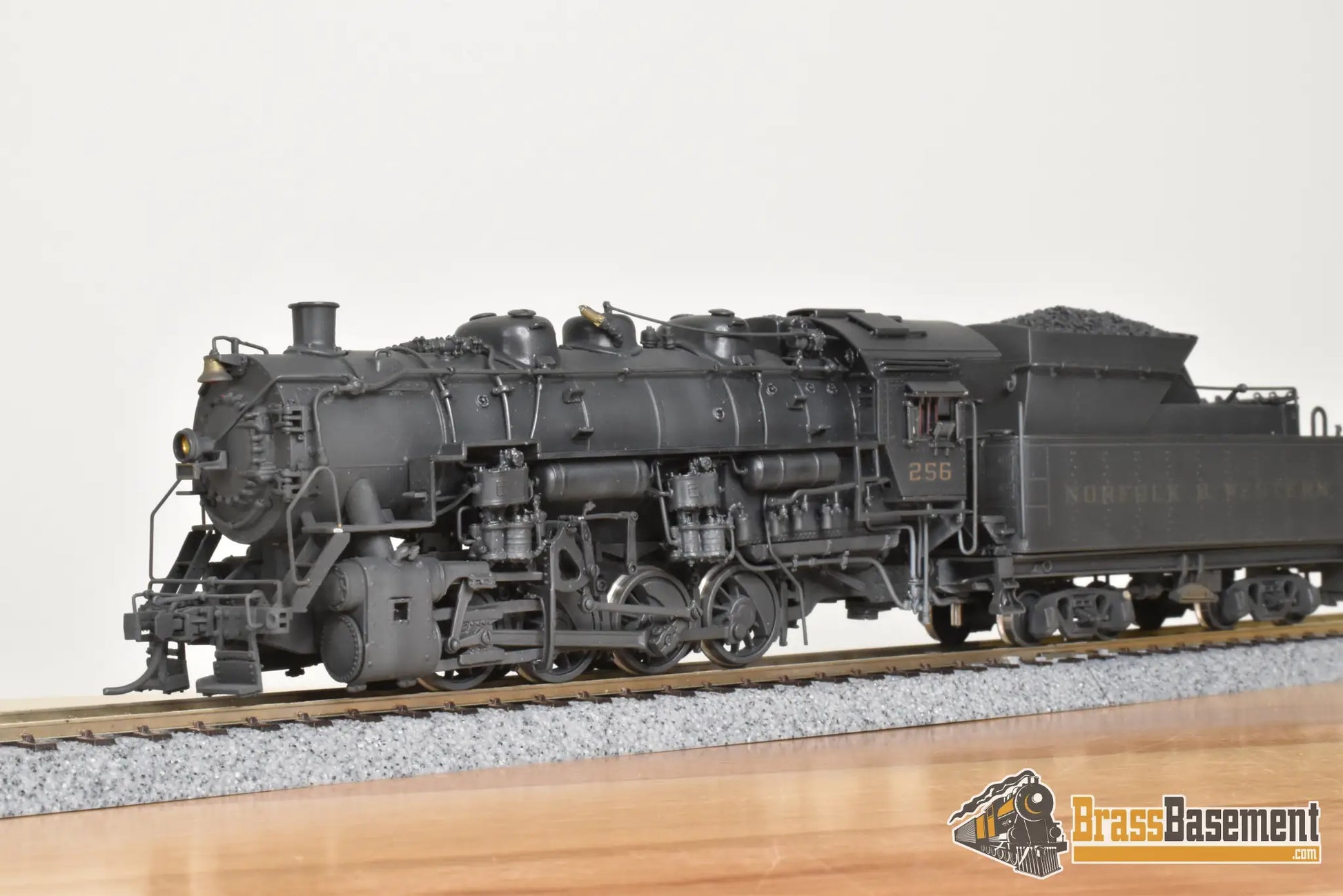 HO Brass - PSC 15874 N&W Norfolk & Western 0-8-0 S-1 #256 - Custom Paint + Steam
