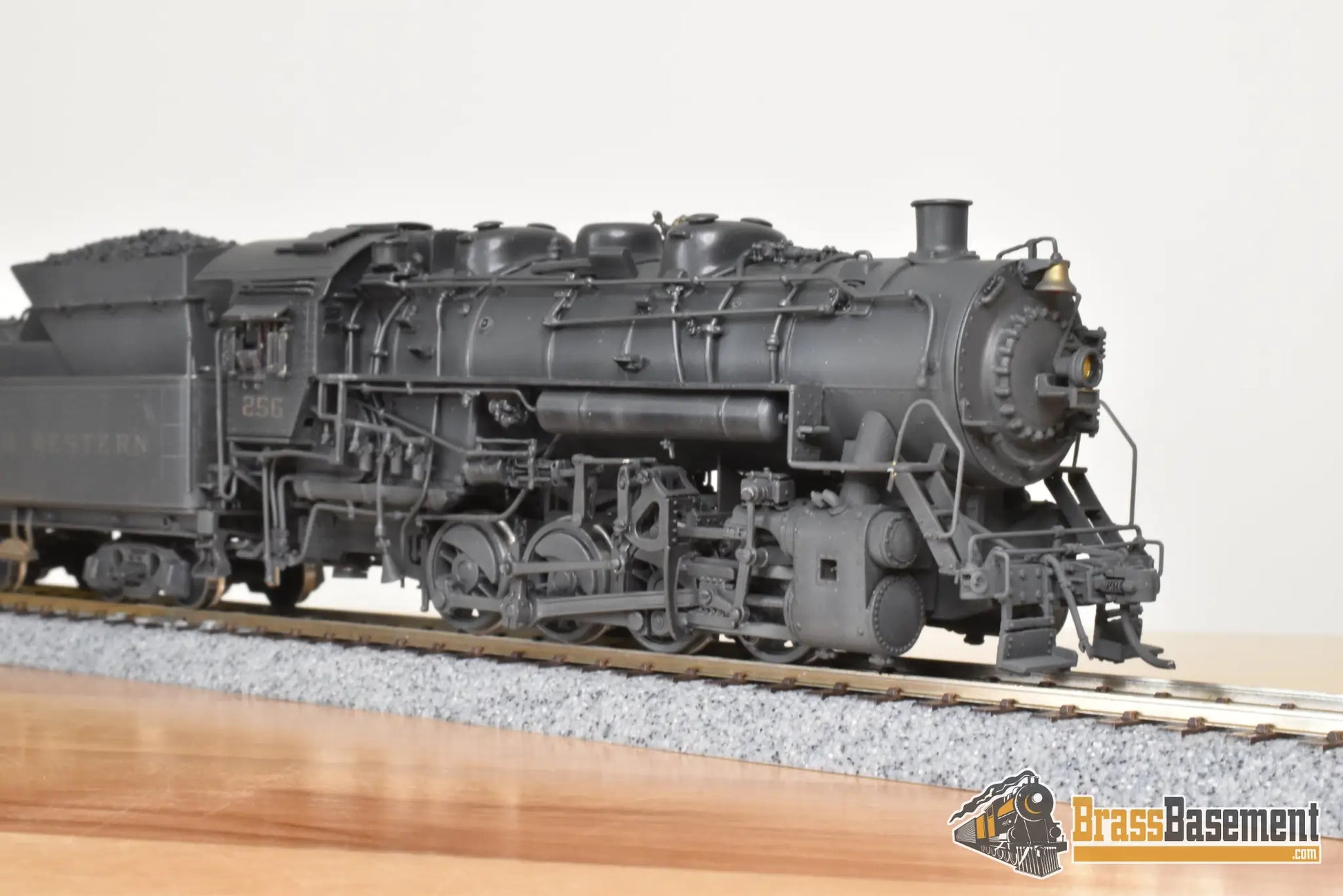 HO Brass - PSC 15874 N&W Norfolk & Western 0-8-0 S-1 #256 - Custom Paint + Steam