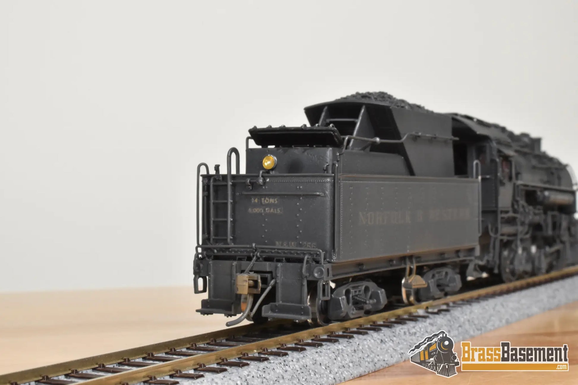 HO Brass - PSC 15874 N&W Norfolk & Western 0-8-0 S-1 #256 - Custom Paint + Steam