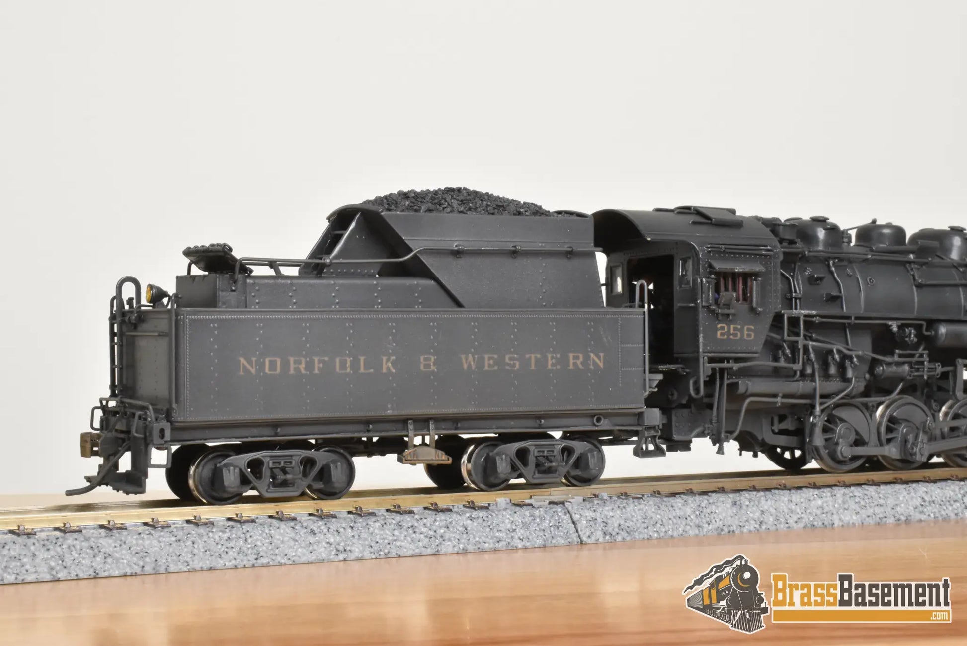 HO Brass - PSC 15874 N&W Norfolk & Western 0-8-0 S-1 #256 - Custom Paint + Steam