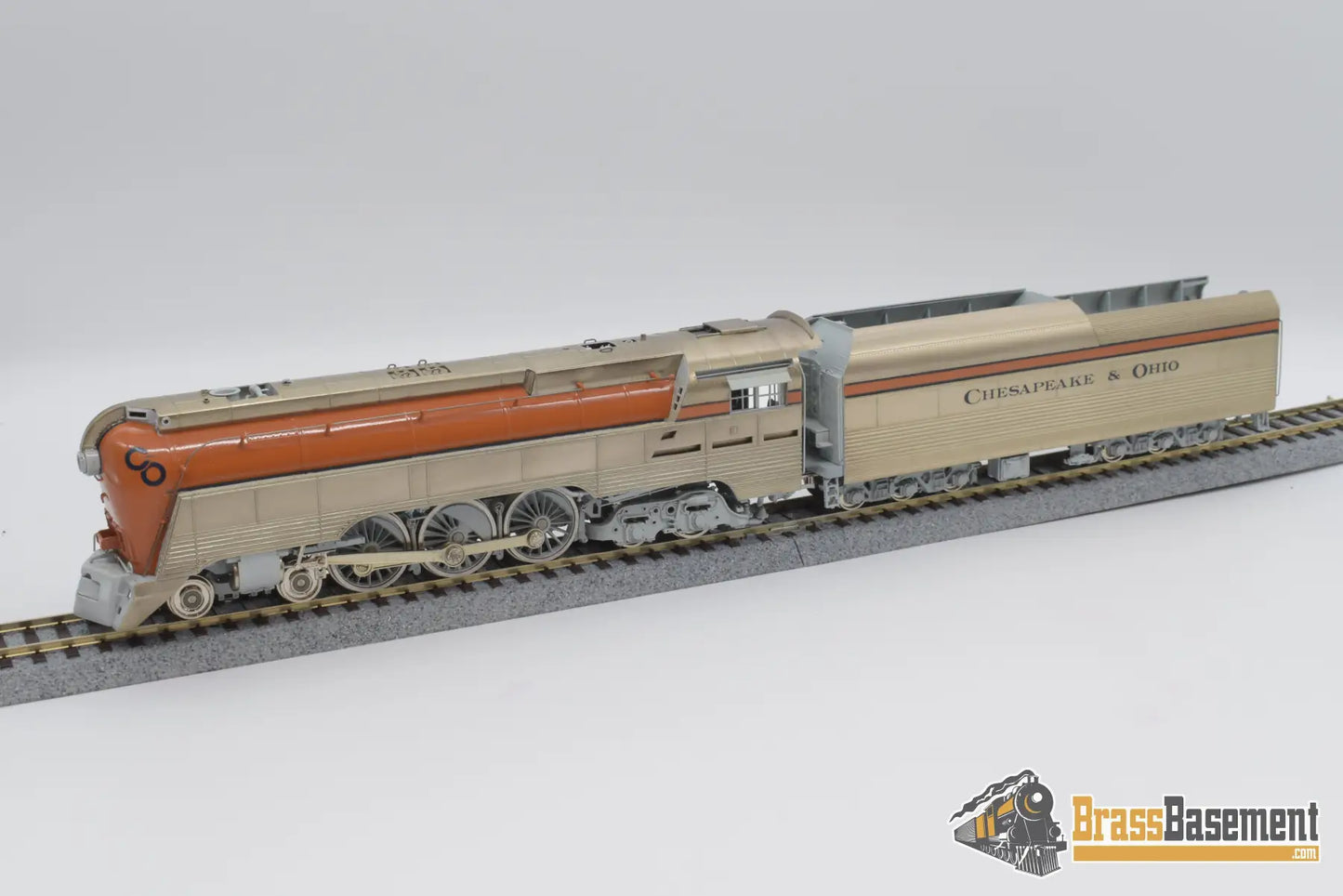Ho Brass - Psc 15890 - 1 Chesapeake & Ohio L - 1 4 - 6 - 4 Orange Streamlined Steam