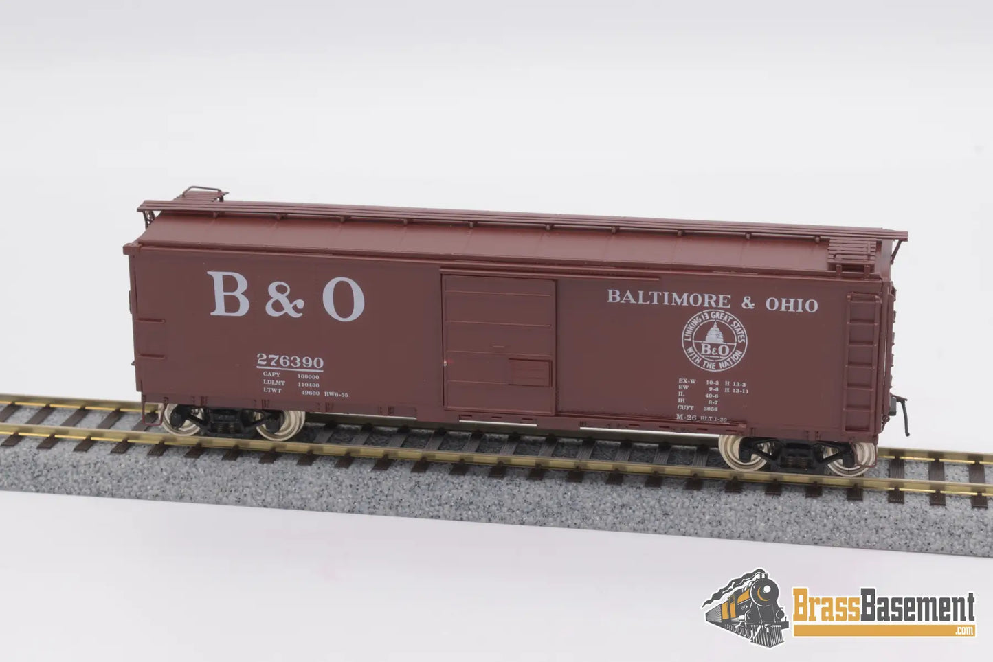Ho Brass - Psc 16032 - 1 Baltimore & Ohio M - 26 Boxcar F/P Freight
