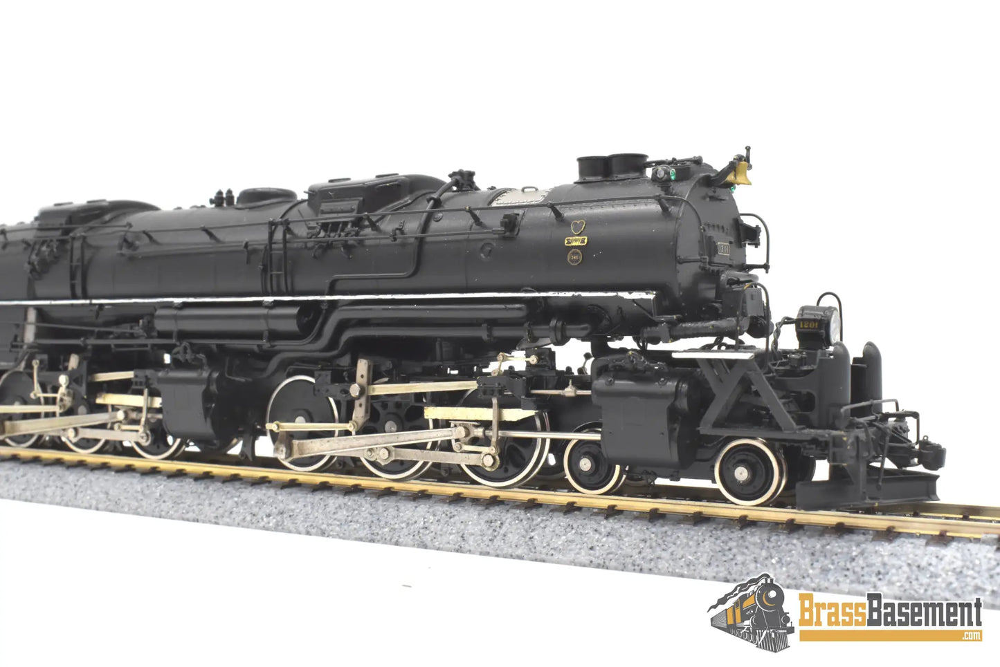 Ho Brass - Psc 16042-1 Western Maryland Wm M-2 4-6-6-4 #1201 Factory Painted Steam