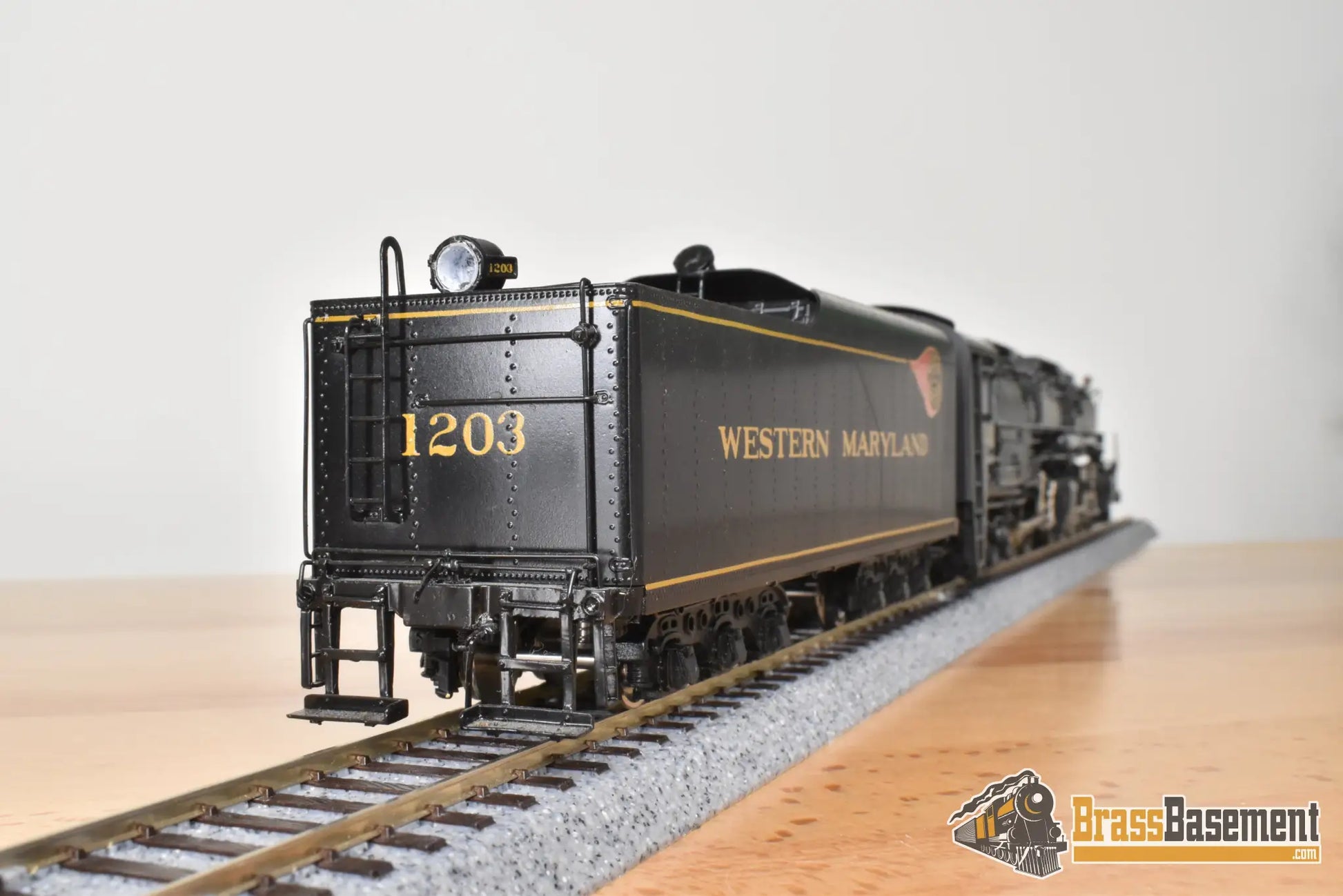 HO Brass - PSC 16042-1 Western Maryland WM M-2 4-6-6-4 #1203 As Delivered - Factory Painted Steam
