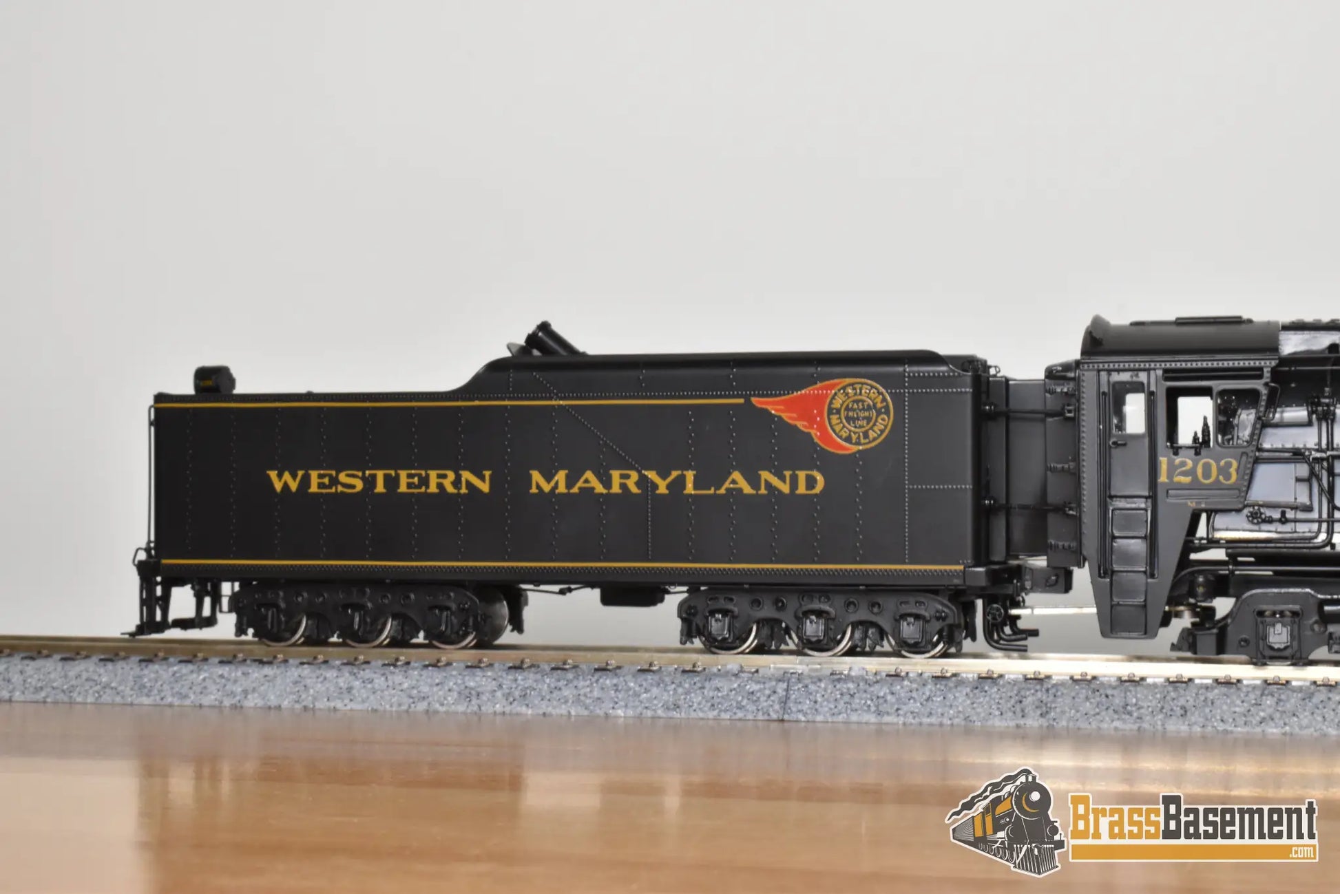 HO Brass - PSC 16042-1 Western Maryland WM M-2 4-6-6-4 #1203 As Delivered - Factory Painted Steam