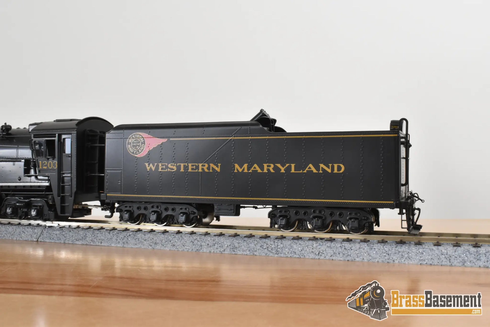 HO Brass - PSC 16042-1 Western Maryland WM M-2 4-6-6-4 #1203 As Delivered - Factory Painted Steam
