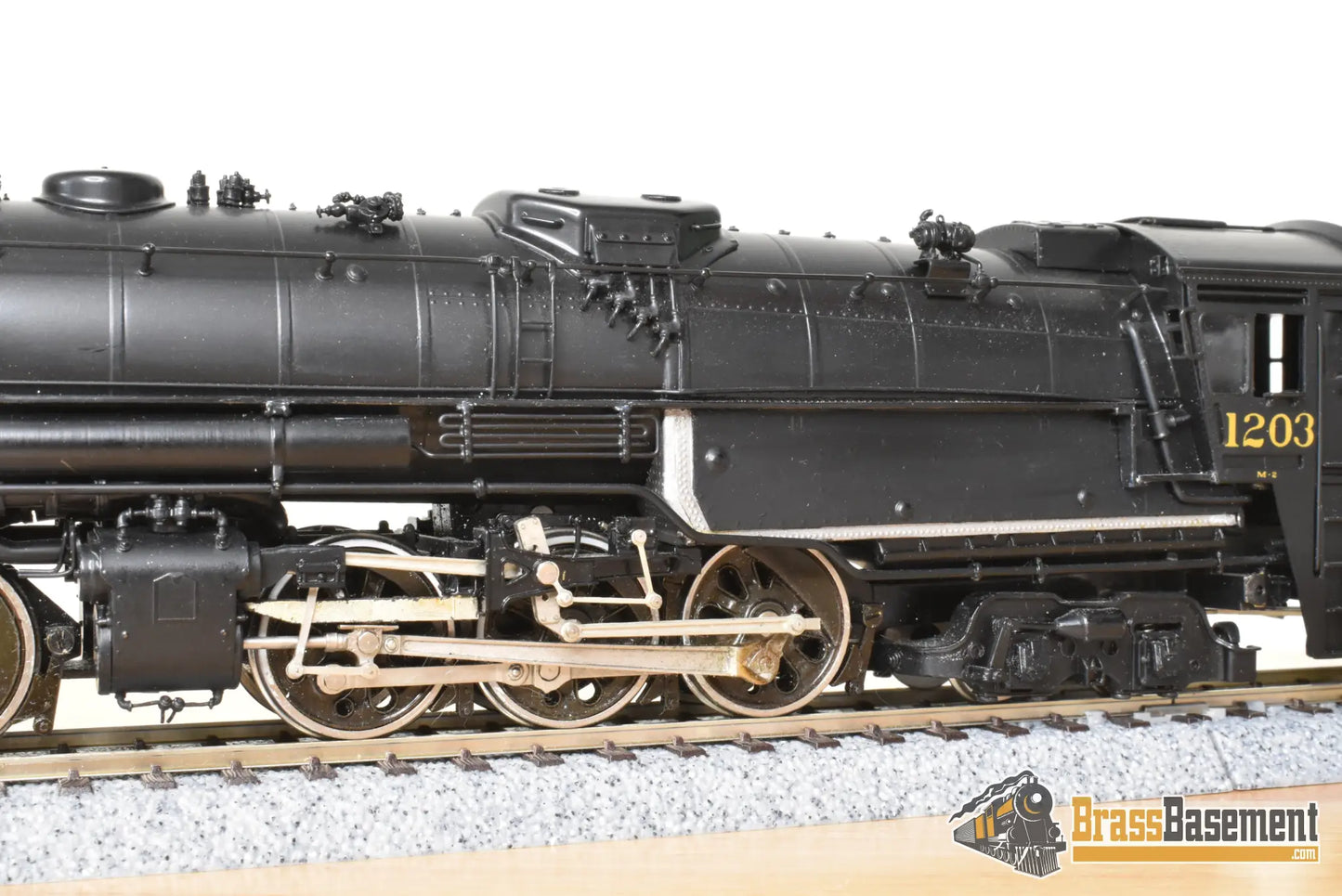 HO Brass - PSC 16042-1 Western Maryland WM M-2 4-6-6-4 #1203 As Delivered - Factory Painted Steam