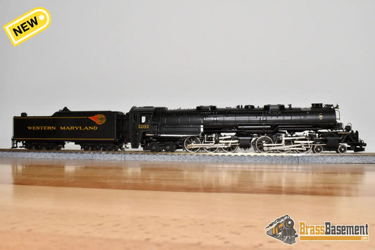 HO Brass - PSC 16042-1 Western Maryland WM M-2 4-6-6-4 #1203 As Delivered - Factory Painted Steam