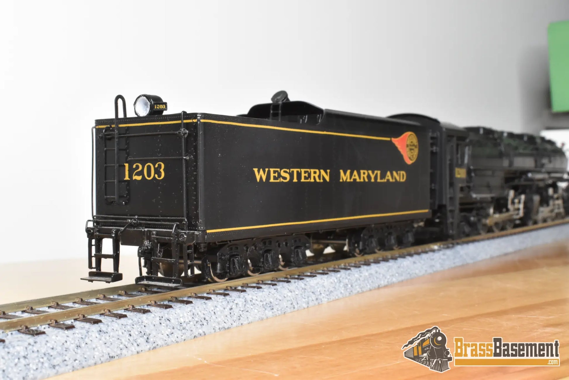 HO Brass - PSC 16042-1 Western Maryland WM M-2 4-6-6-4 #1203 As Delivered - Factory Painted Steam