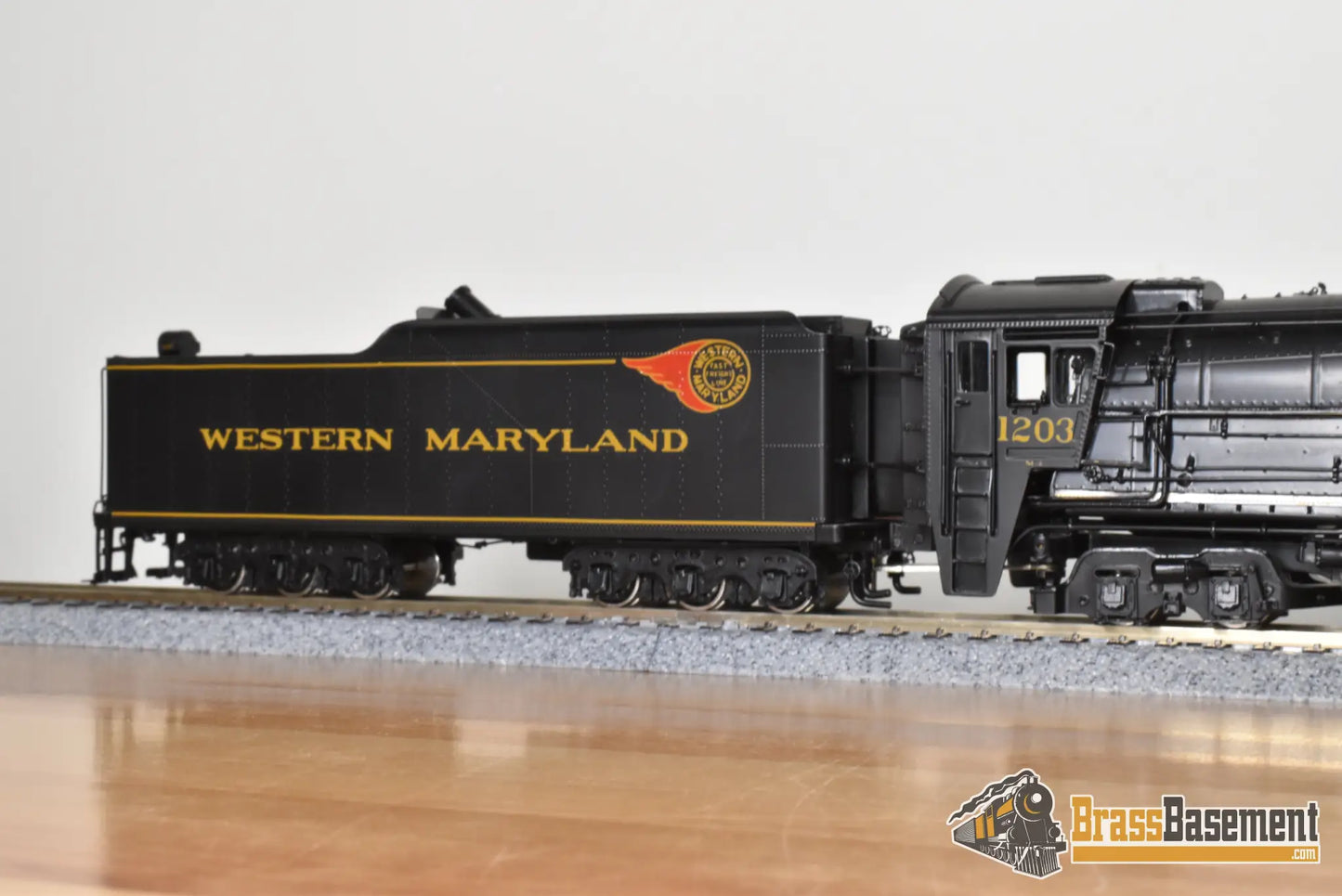 HO Brass - PSC 16042-1 Western Maryland WM M-2 4-6-6-4 #1203 As Delivered - Factory Painted Steam
