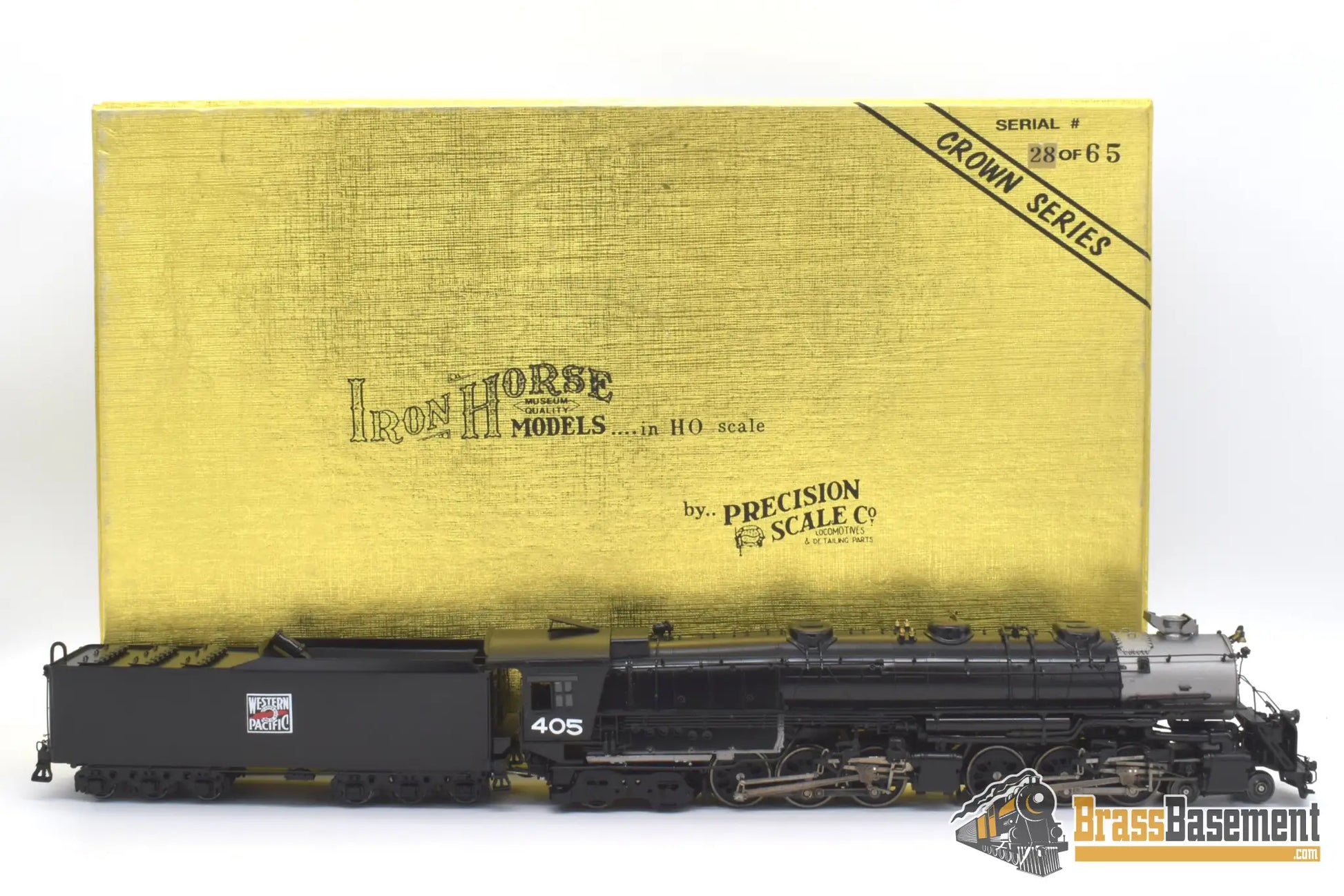 Ho Brass - Psc 16048 - 1 Western Pacific Wp 4 - 6 - 6 - 4 Challenger #405 Factory Paint Steam