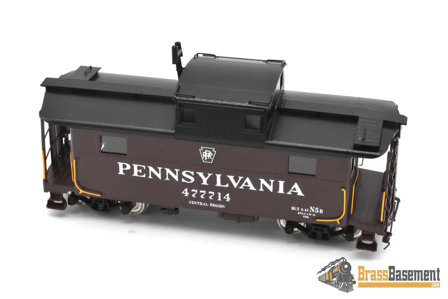 HO Brass - PSC 16232-1 PRR Pennsylvania Railroad N-5b Cabin Car #47714 w/o Antenna - F/P Caboose