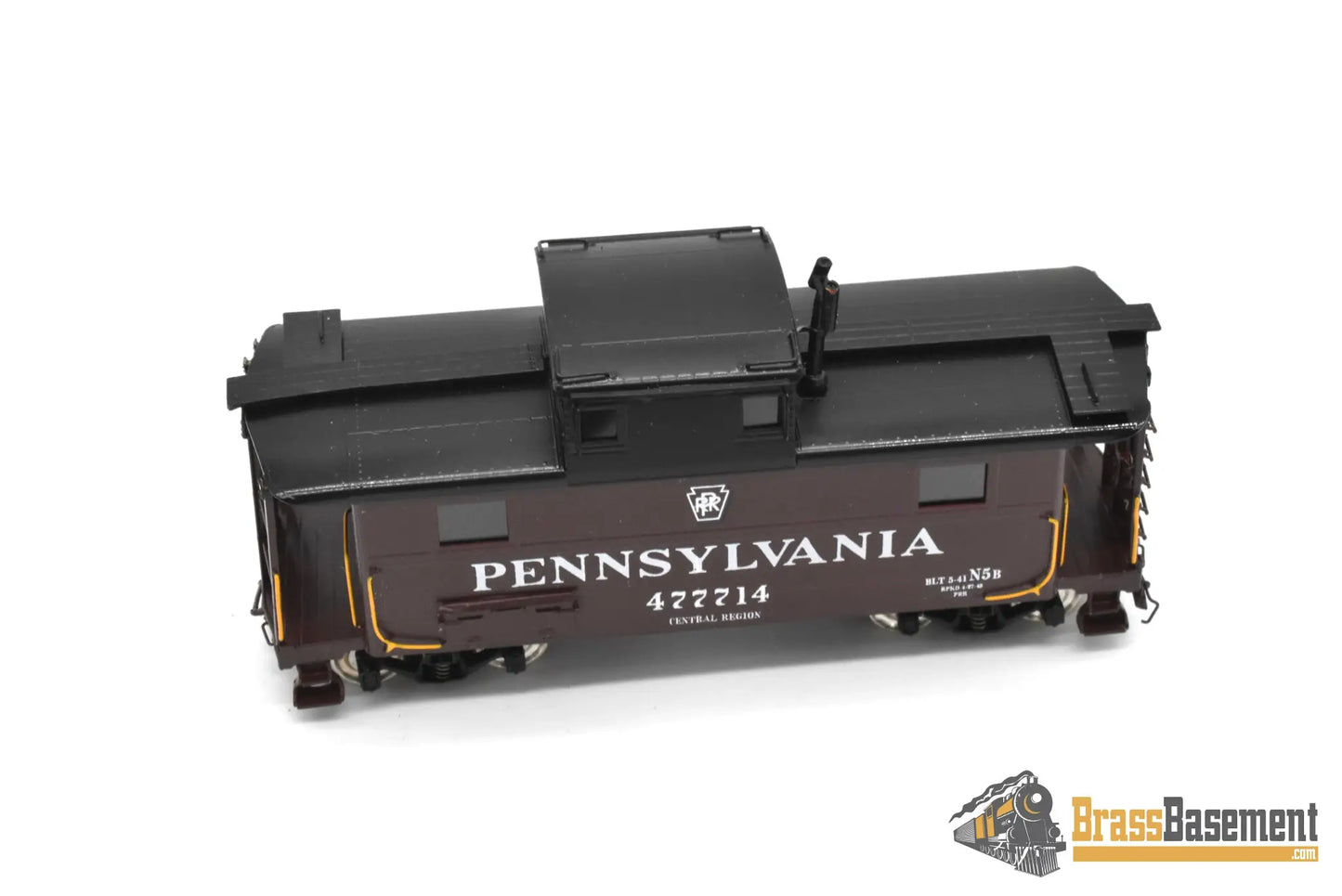 HO Brass - PSC 16232-1 PRR Pennsylvania Railroad N-5b Cabin Car #47714 w/o Antenna - F/P Caboose