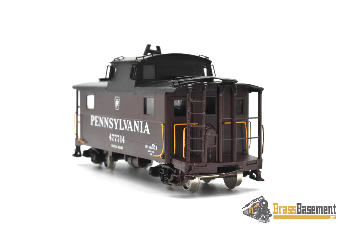 HO Brass - PSC 16232-1 PRR Pennsylvania Railroad N-5b Cabin Car #47714 w/o Antenna - F/P Caboose