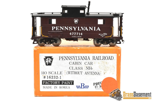 HO Brass - PSC 16232-1 PRR Pennsylvania Railroad N-5b Cabin Car #47714 w/o Antenna - F/P Caboose