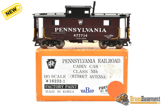 HO Brass - PSC 16232-1 PRR Pennsylvania Railroad N-5b Cabin Car #47714 w/o Antenna - F/P Caboose