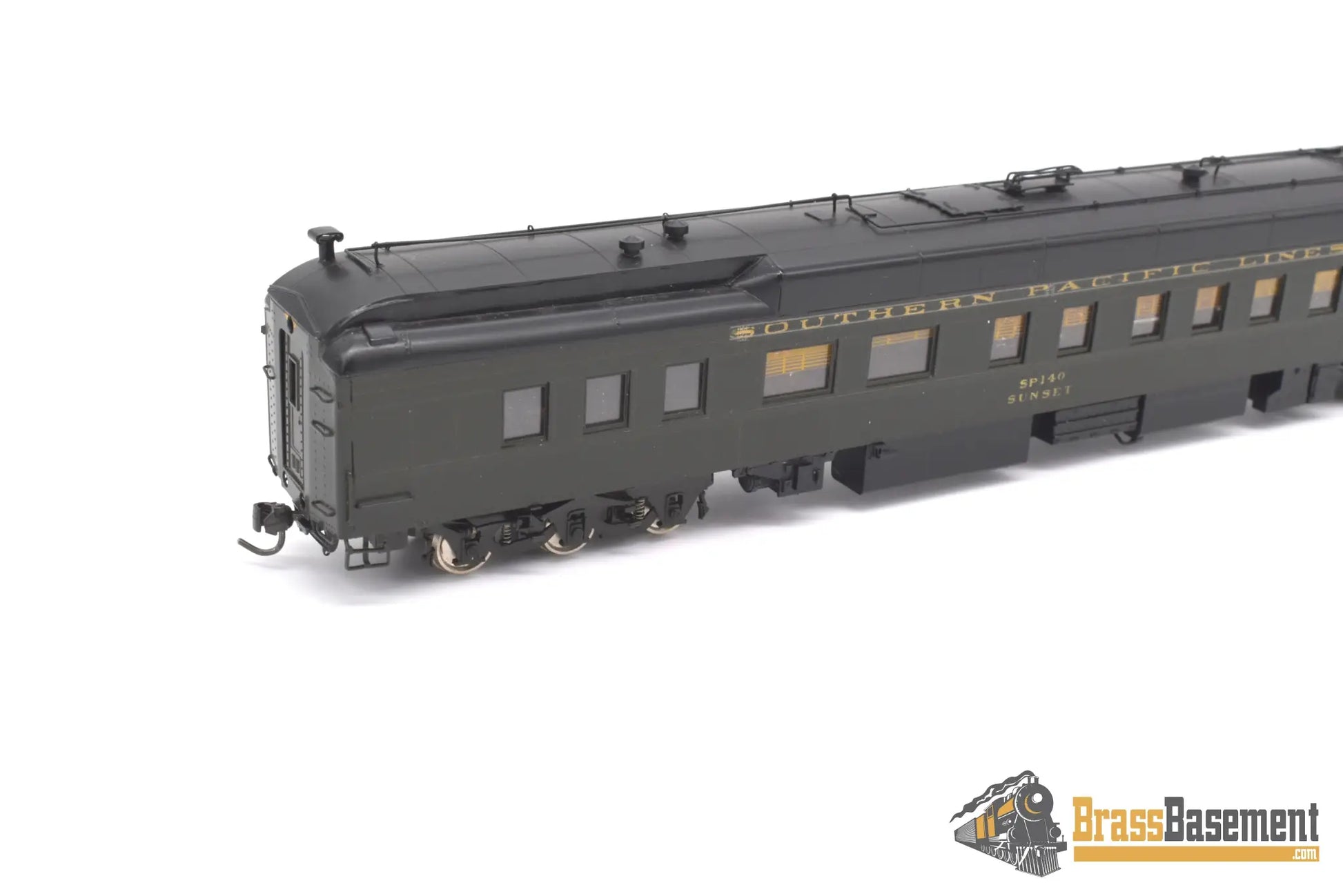 Ho Brass - Psc 16298 - 1 Southern Pacific Sp Business Car ’Sunset’ #140 F/P No Box Passenger