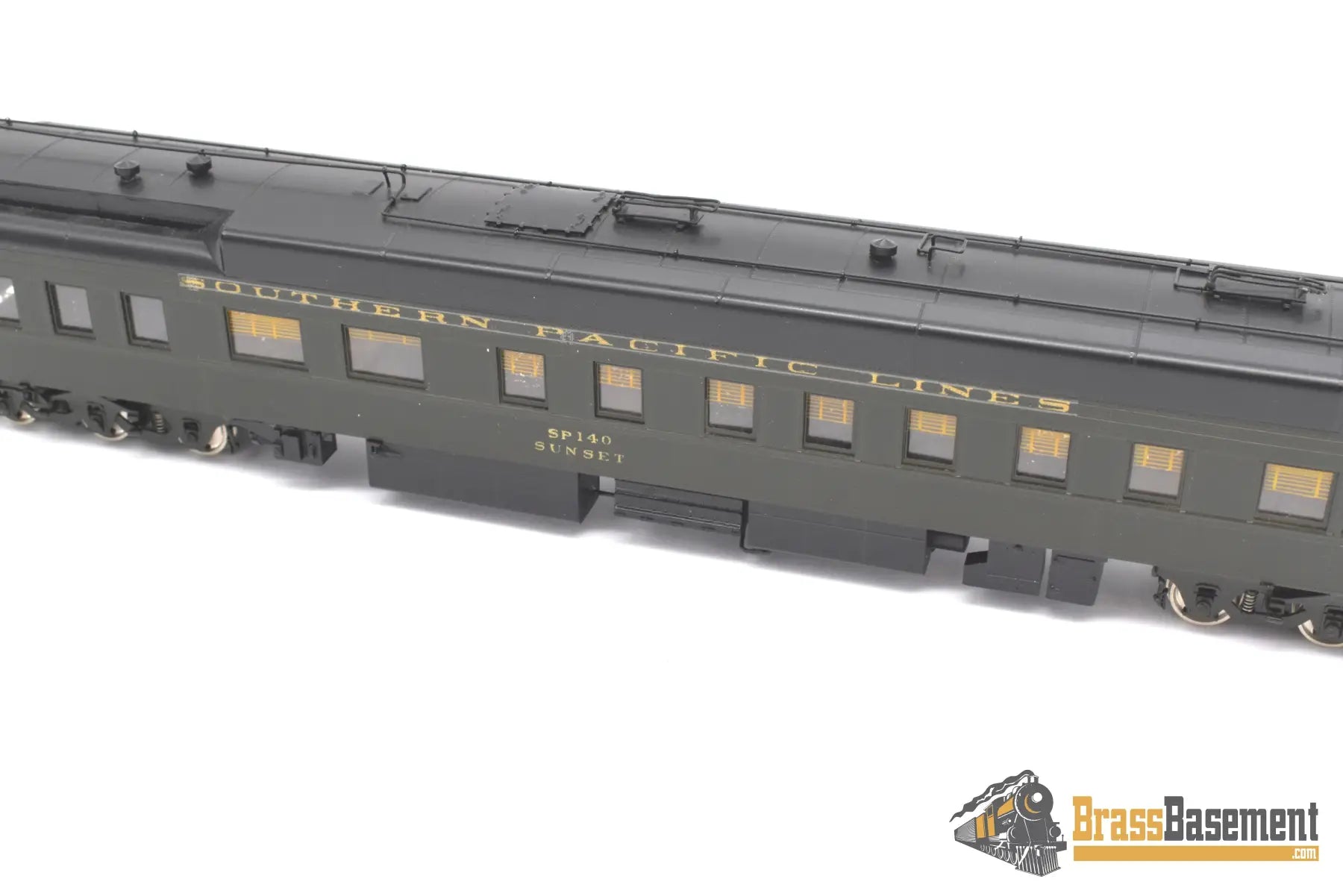 Ho Brass - Psc 16298 - 1 Southern Pacific Sp Business Car ’Sunset’ #140 F/P No Box Passenger