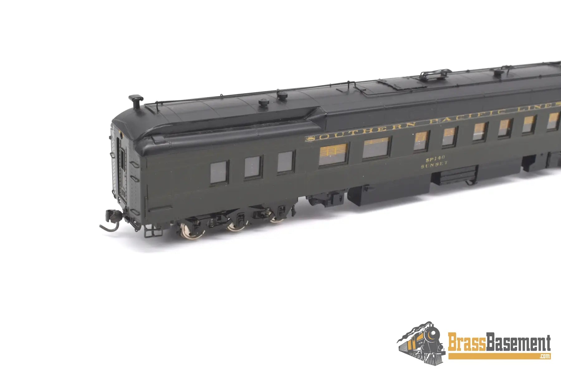 Ho Brass - Psc 16298 - 1 Southern Pacific Sp Business Car ’Sunset’ #140 F/P No Box Passenger