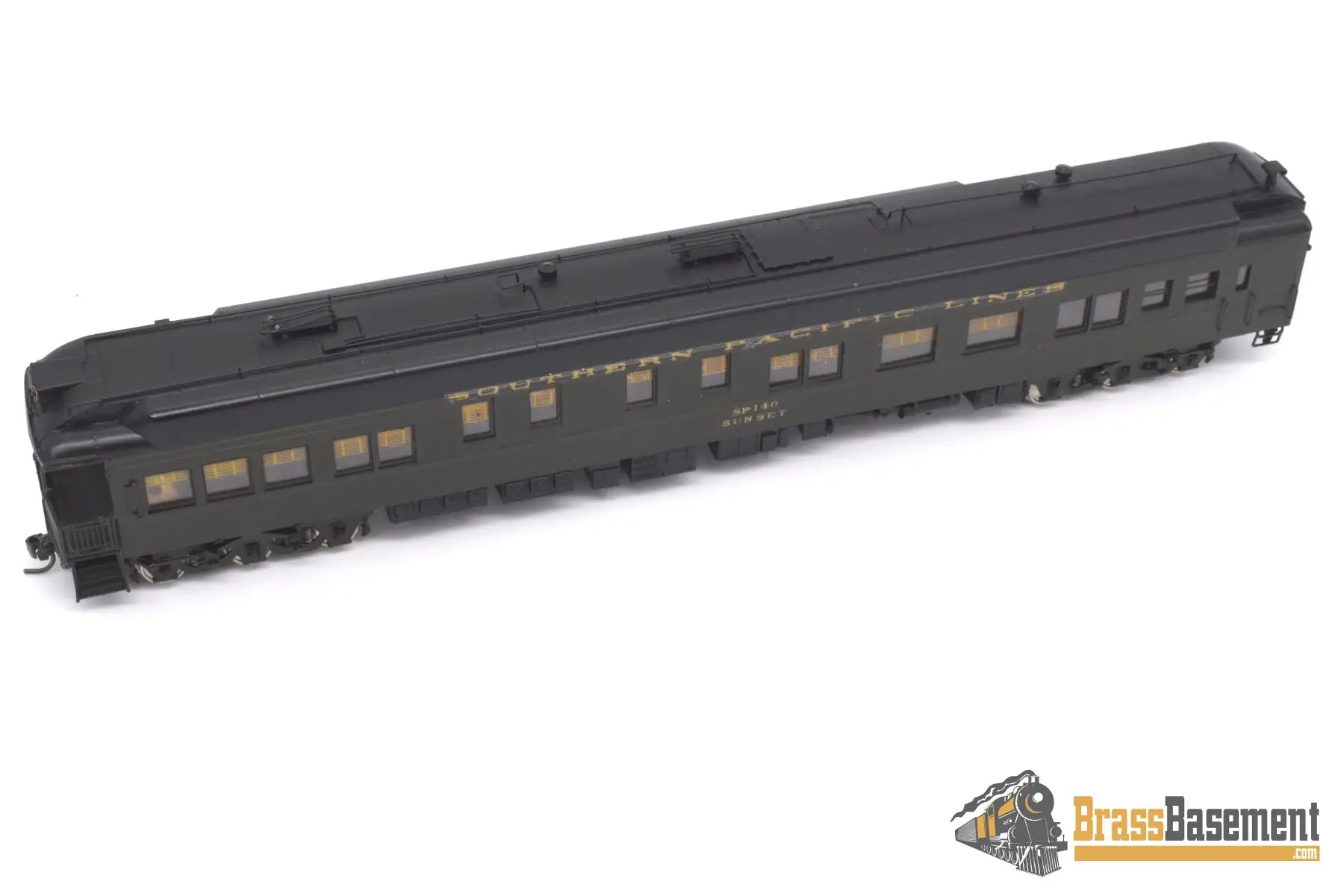 Ho Brass - Psc 16298 - 1 Southern Pacific Sp Business Car ’Sunset’ #140 F/P No Box Passenger