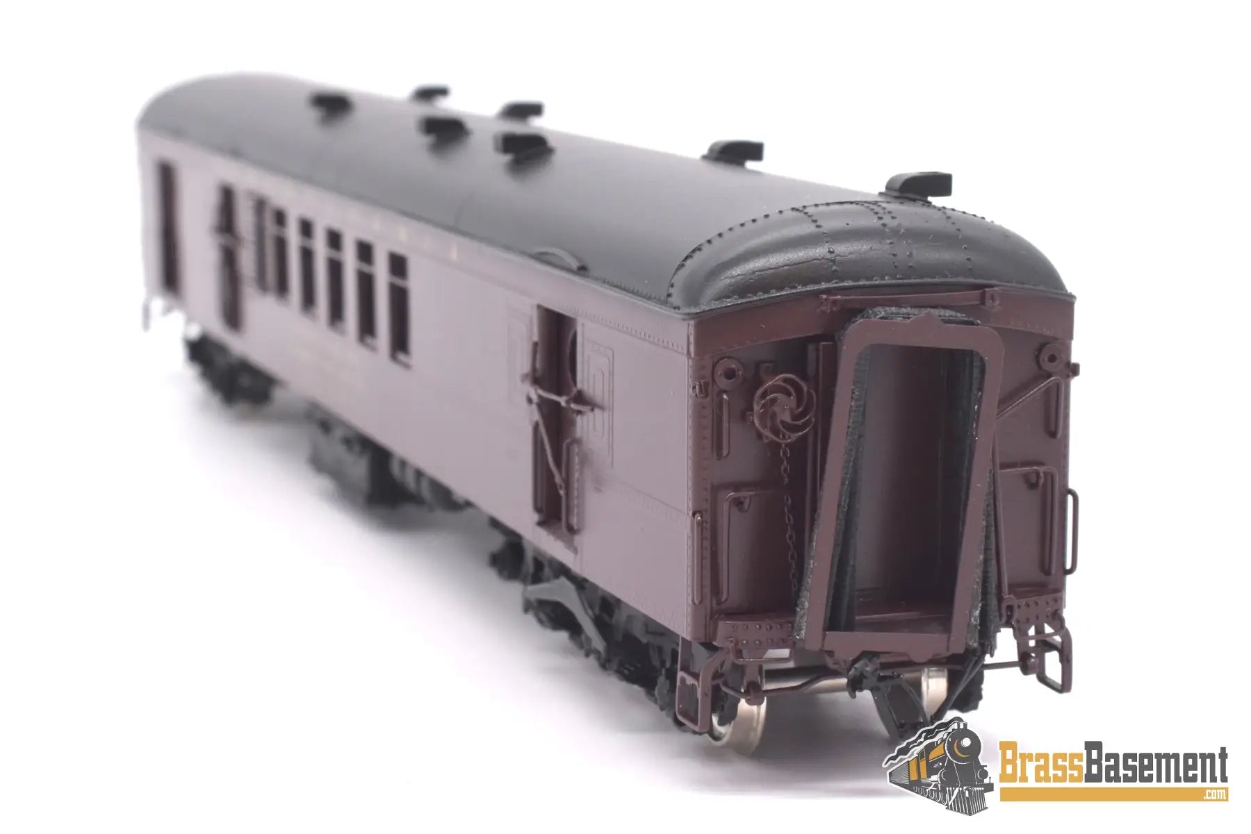Ho Brass - Psc 16530 - 2 Prr Pennsylvania Rr Bm70N R.p.o Baggage Futura Lettering Factory Paint