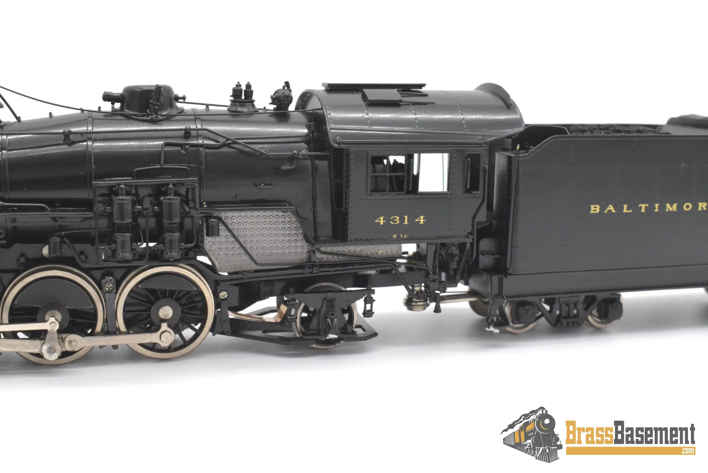 Ho Brass - Psc 16534-1 B&O Baltimore & Ohio 2-8-2 Q-1C #4314 F/P Mint Steam