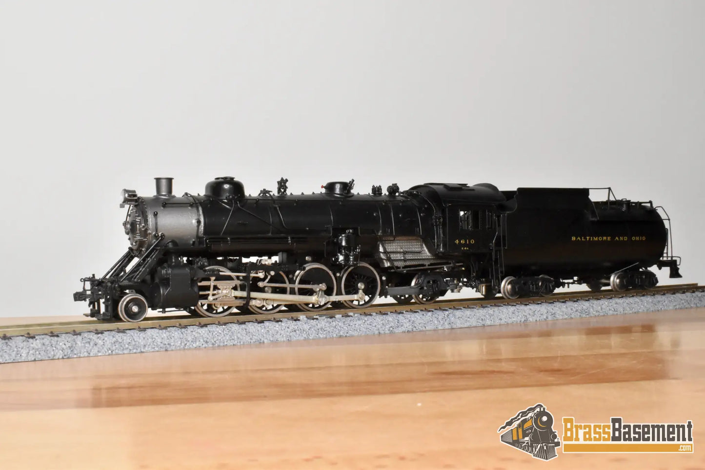 HO Brass - PSC 16538-1 B&O Baltimore & Ohio 2-8-2 Q-4b #4610 - Vanderbilt Tender F/P - Steam