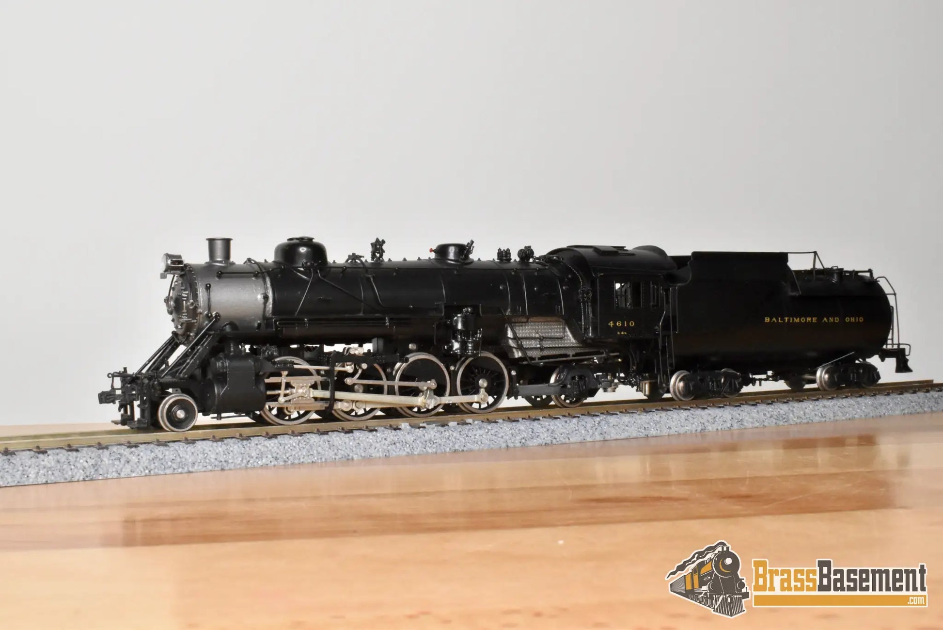 HO Brass - PSC 16538-1 B&O Baltimore & Ohio 2-8-2 Q-4b #4610 - Vanderbilt Tender F/P - Steam