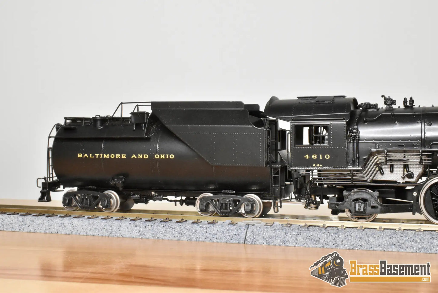 HO Brass - PSC 16538-1 B&O Baltimore & Ohio 2-8-2 Q-4b #4610 - Vanderbilt Tender F/P - Steam
