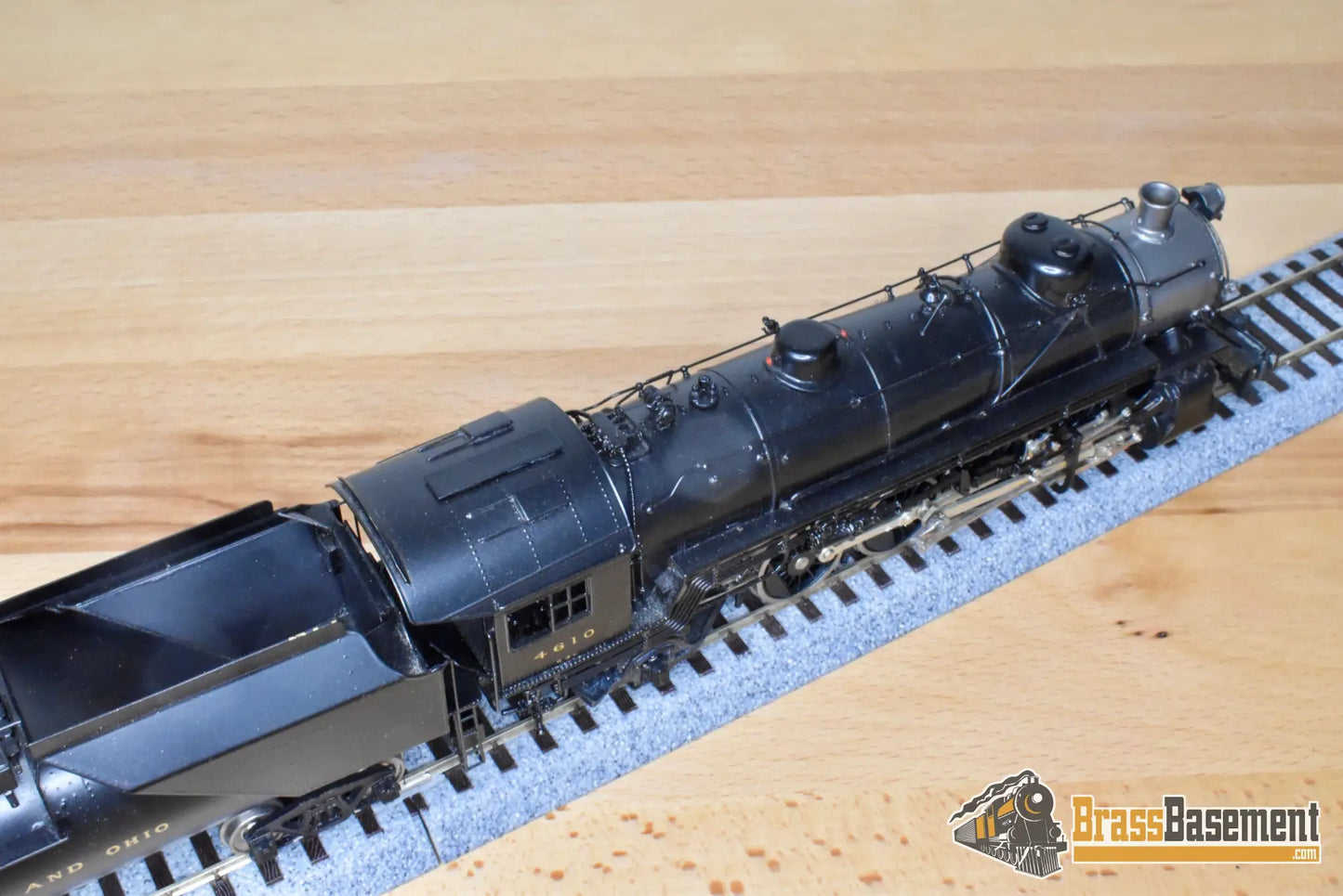 HO Brass - PSC 16538-1 B&O Baltimore & Ohio 2-8-2 Q-4b #4610 - Vanderbilt Tender F/P - Steam