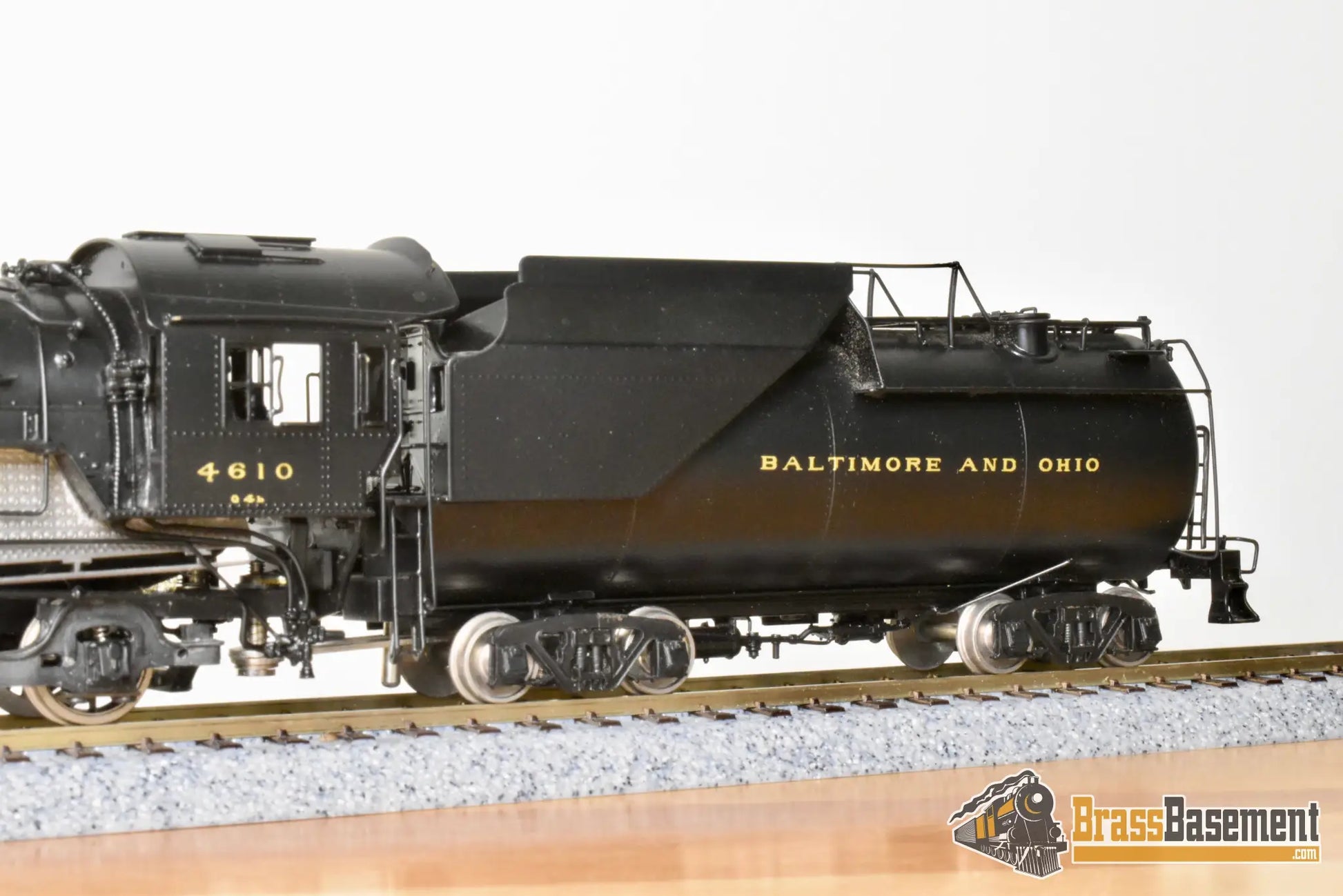HO Brass - PSC 16538-1 B&O Baltimore & Ohio 2-8-2 Q-4b #4610 - Vanderbilt Tender F/P - Steam
