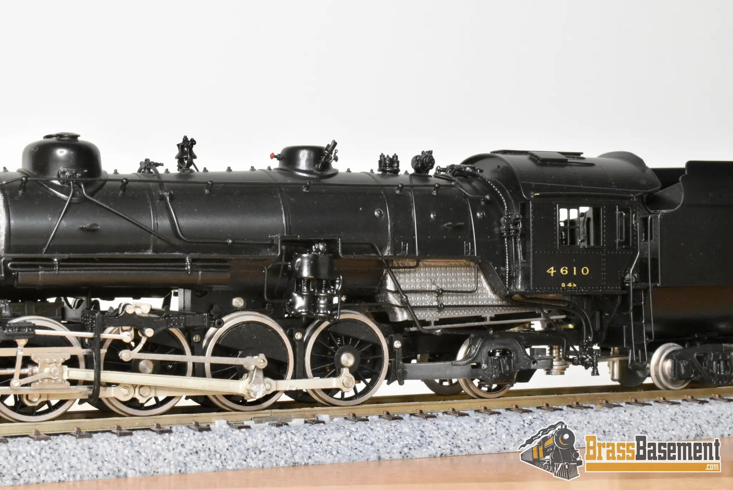 HO Brass - PSC 16538-1 B&O Baltimore & Ohio 2-8-2 Q-4b #4610 - Vanderbilt Tender F/P - Steam