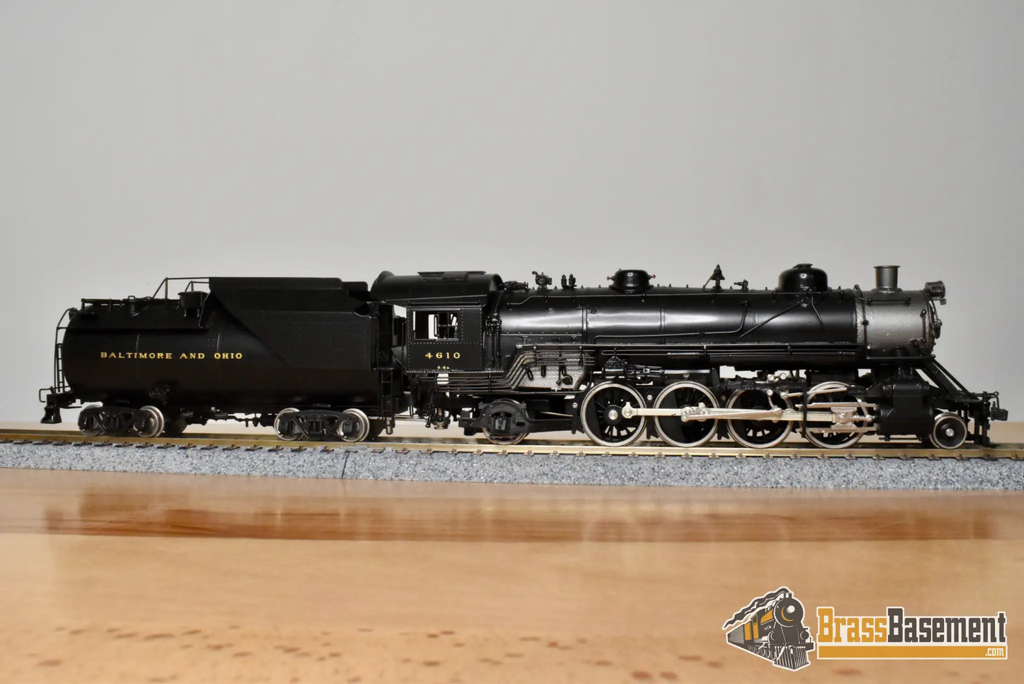 HO Brass - PSC 16538-1 B&O Baltimore & Ohio 2-8-2 Q-4b #4610 - Vanderbilt Tender F/P - Steam