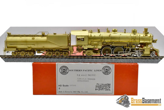 HO Brass PSC 16580 Southern Pacific SP 4 6 2 P 8 Pacific Unpainted Korea Steam