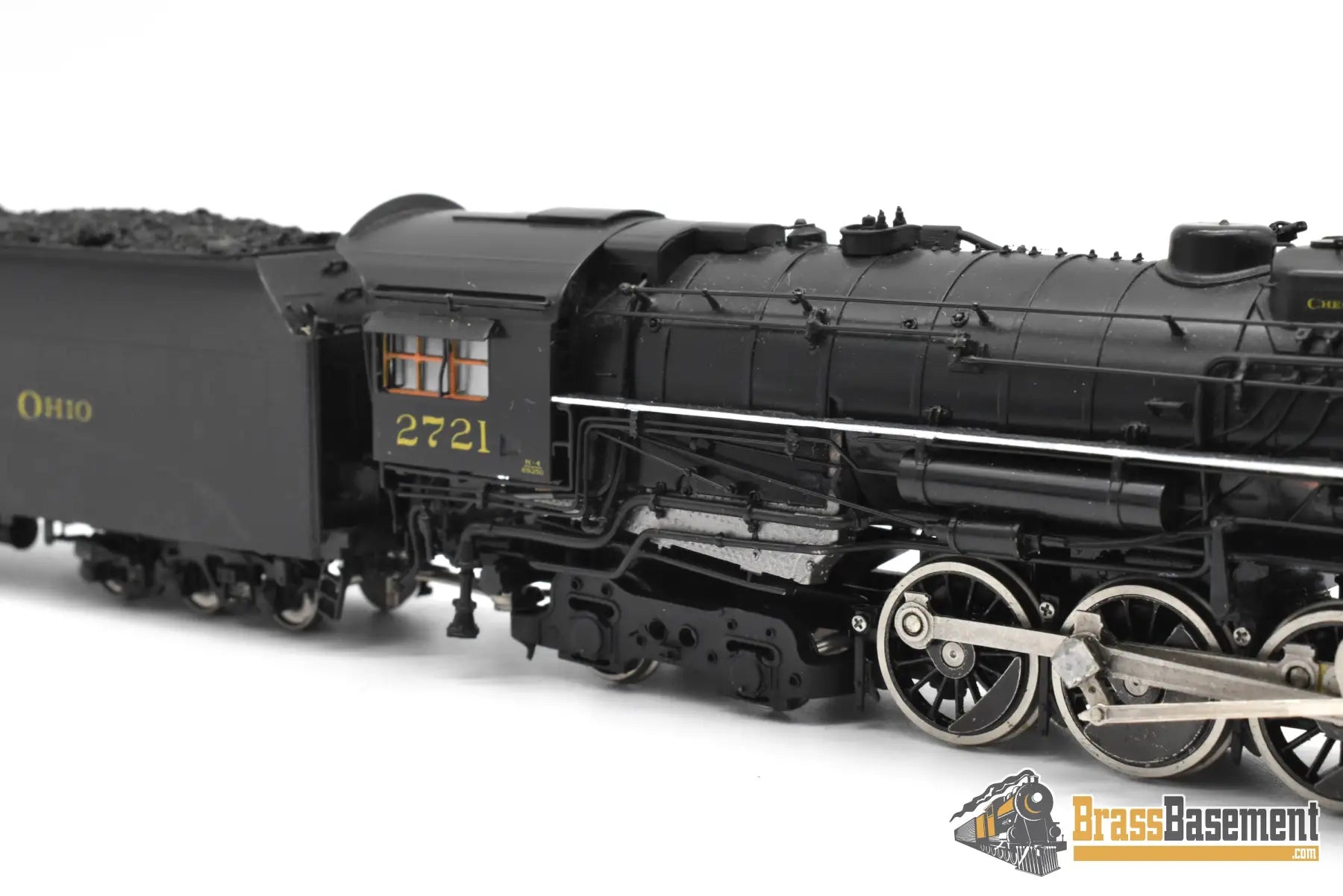 HO Brass - PSC 16616-1 C&O Chesapeake & Ohio 2-8-4 K-4 #2721 - F/P FIRST SERIES Steam