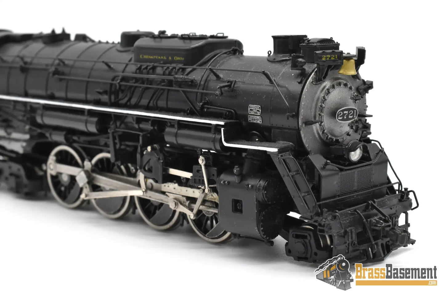 HO Brass - PSC 16616-1 C&O Chesapeake & Ohio 2-8-4 K-4 #2721 - F/P FIRST SERIES Steam