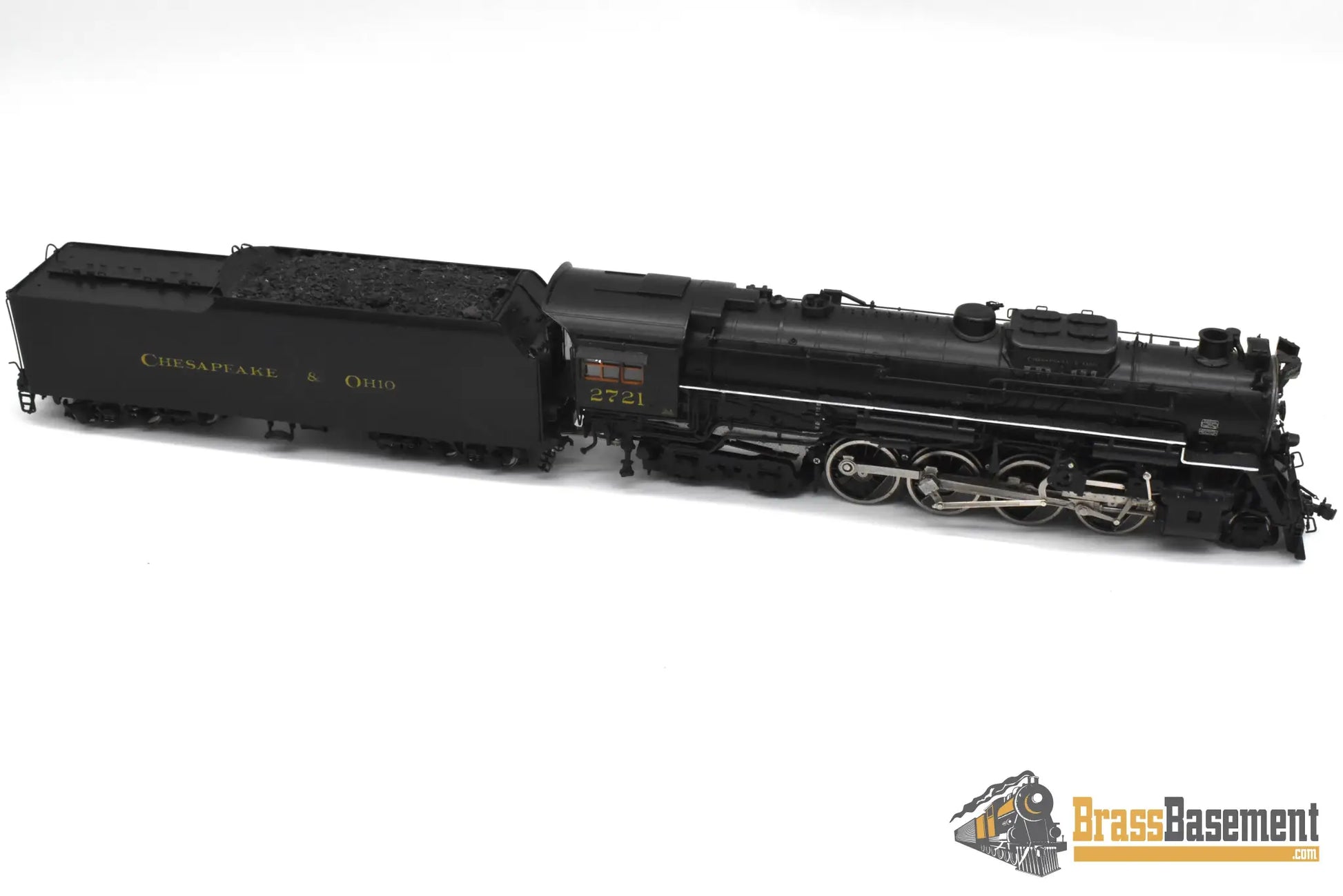 HO Brass - PSC 16616-1 C&O Chesapeake & Ohio 2-8-4 K-4 #2721 - F/P FIRST SERIES Steam