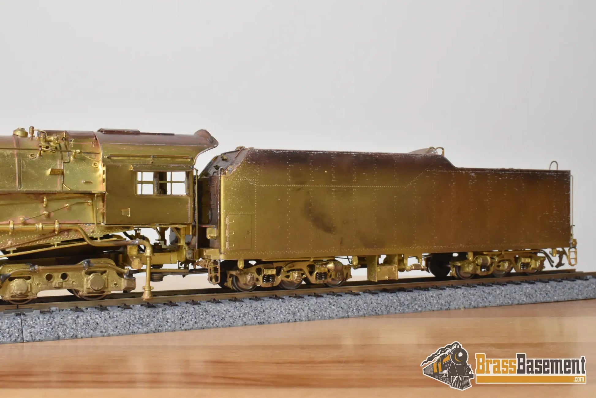 HO Brass - PSC 16616 C&O Chesapeake & Ohio 2-8-4 K-4 Kanawha - Heavy Tarnish - FIRST SERIES - Steam