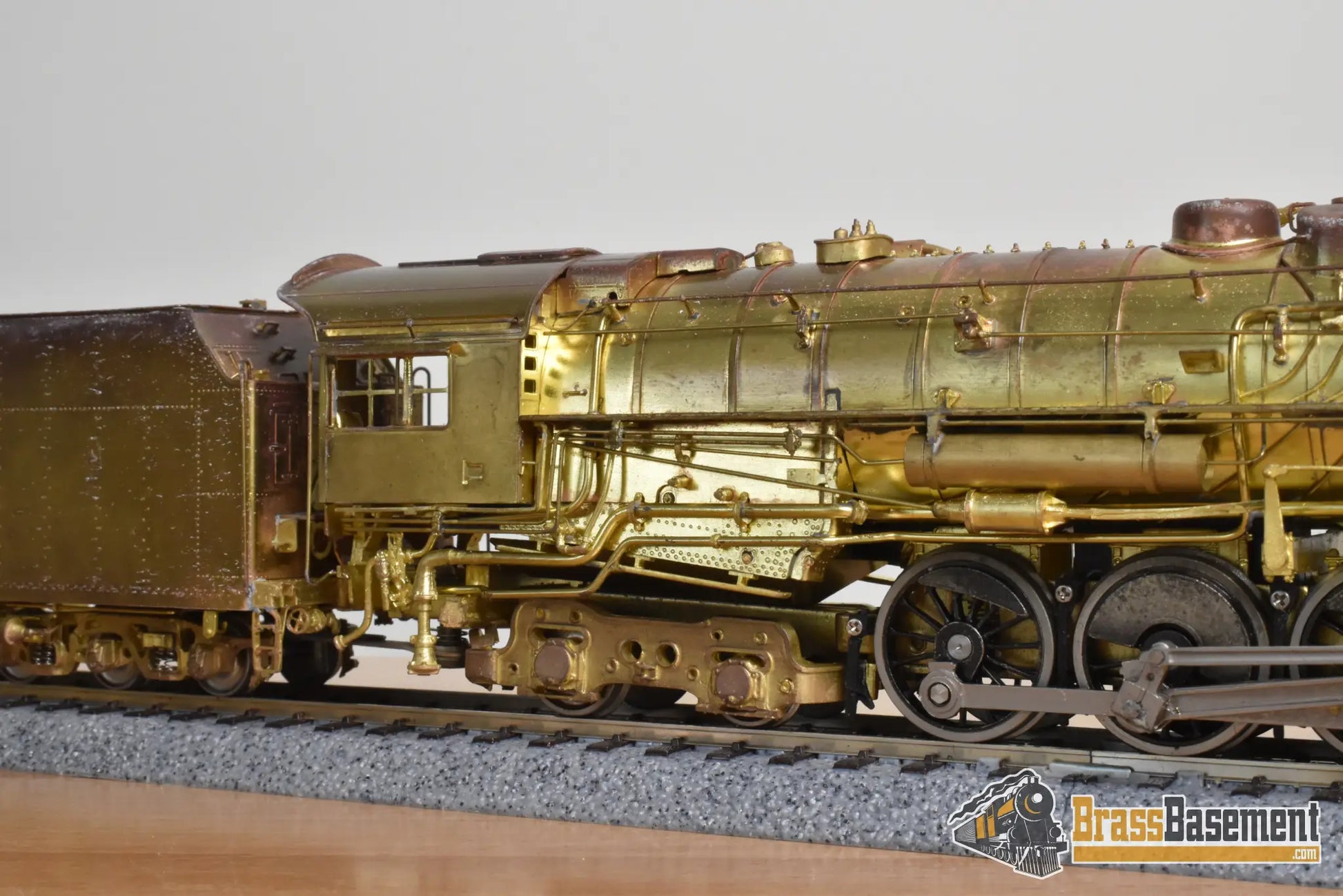 HO Brass - PSC 16616 C&O Chesapeake & Ohio 2-8-4 K-4 Kanawha - Heavy Tarnish - FIRST SERIES - Steam