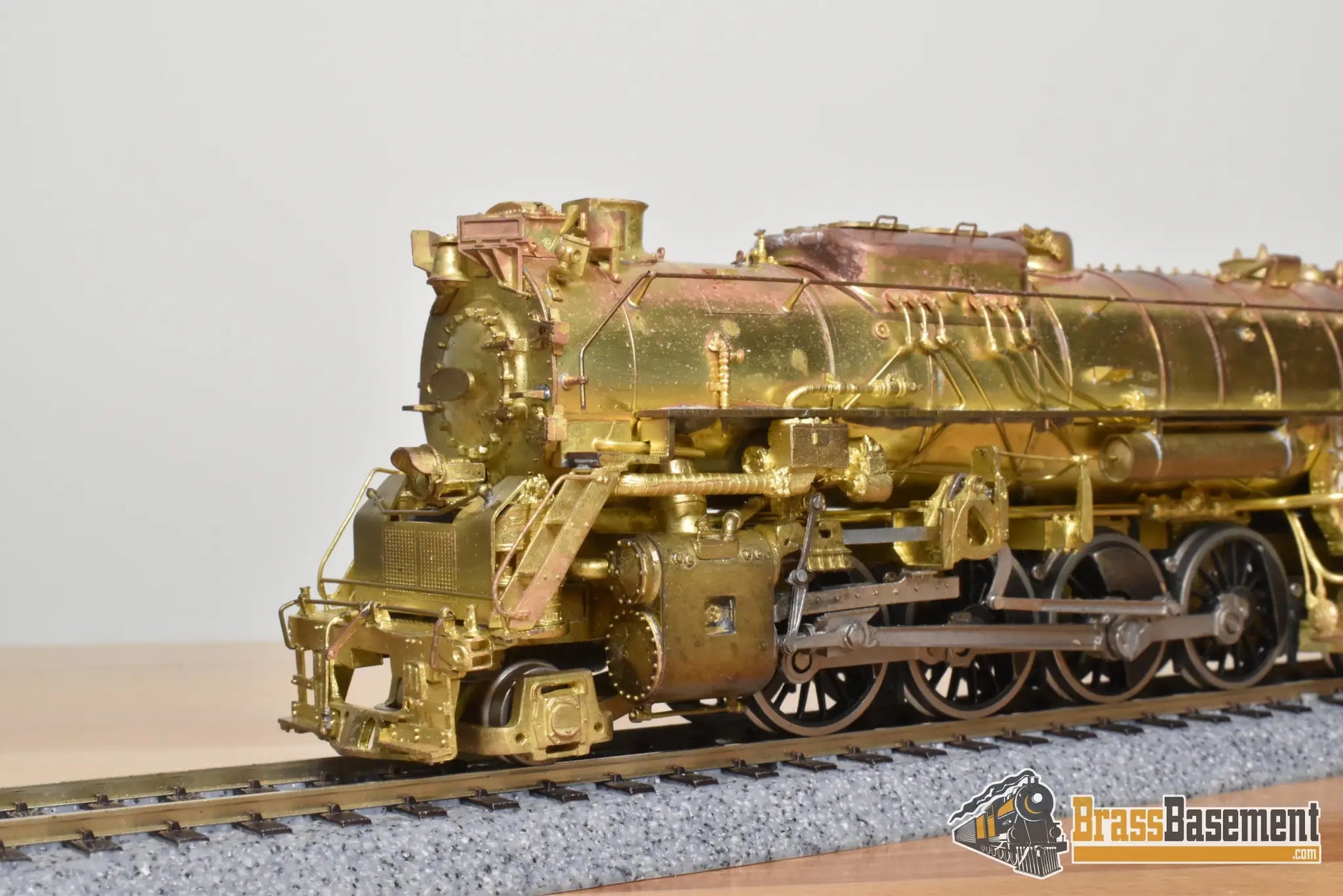 HO Brass - PSC 16616 C&O Chesapeake & Ohio 2-8-4 K-4 Kanawha - Heavy Tarnish - FIRST SERIES - Steam