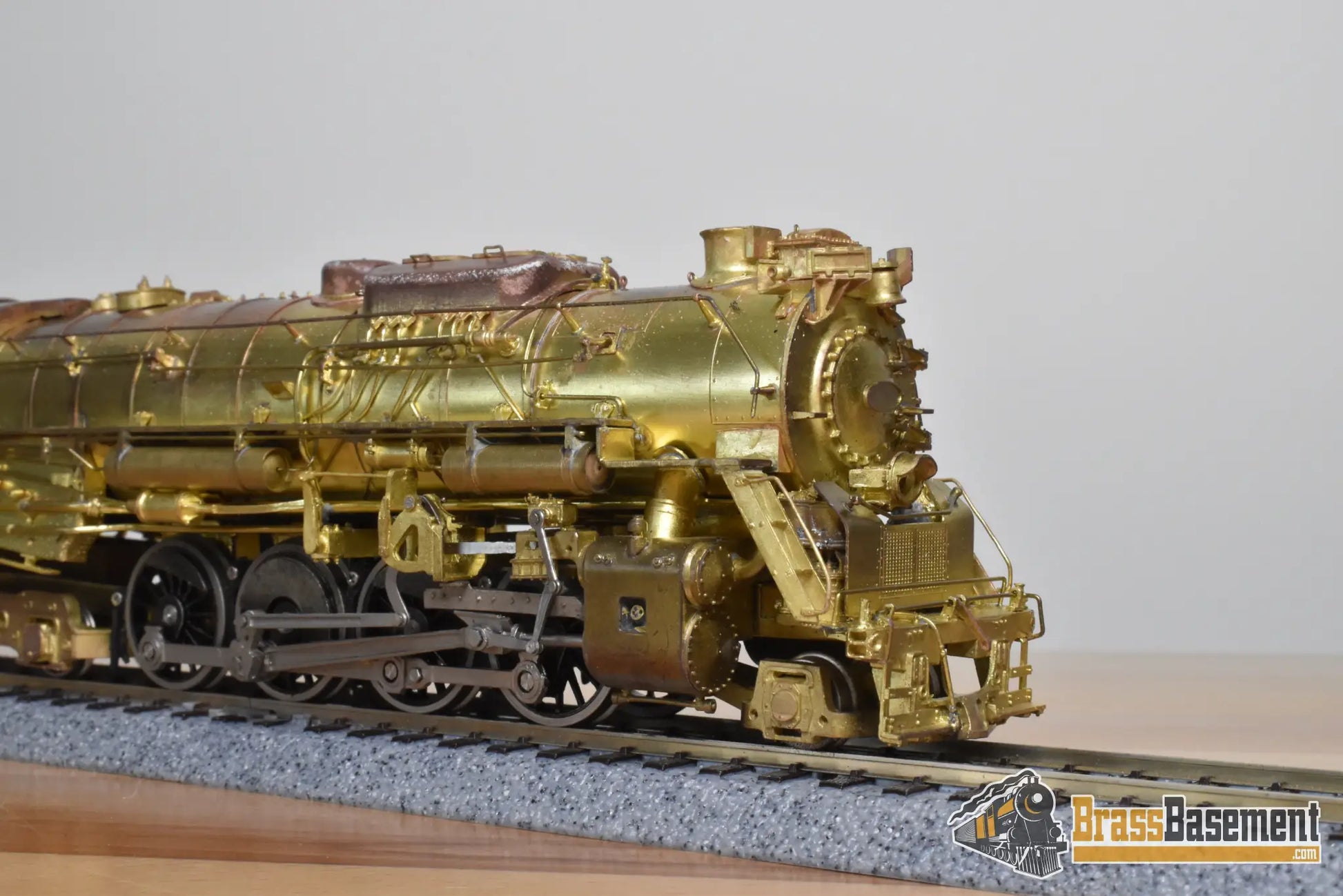 HO Brass - PSC 16616 C&O Chesapeake & Ohio 2-8-4 K-4 Kanawha - Heavy Tarnish - FIRST SERIES - Steam