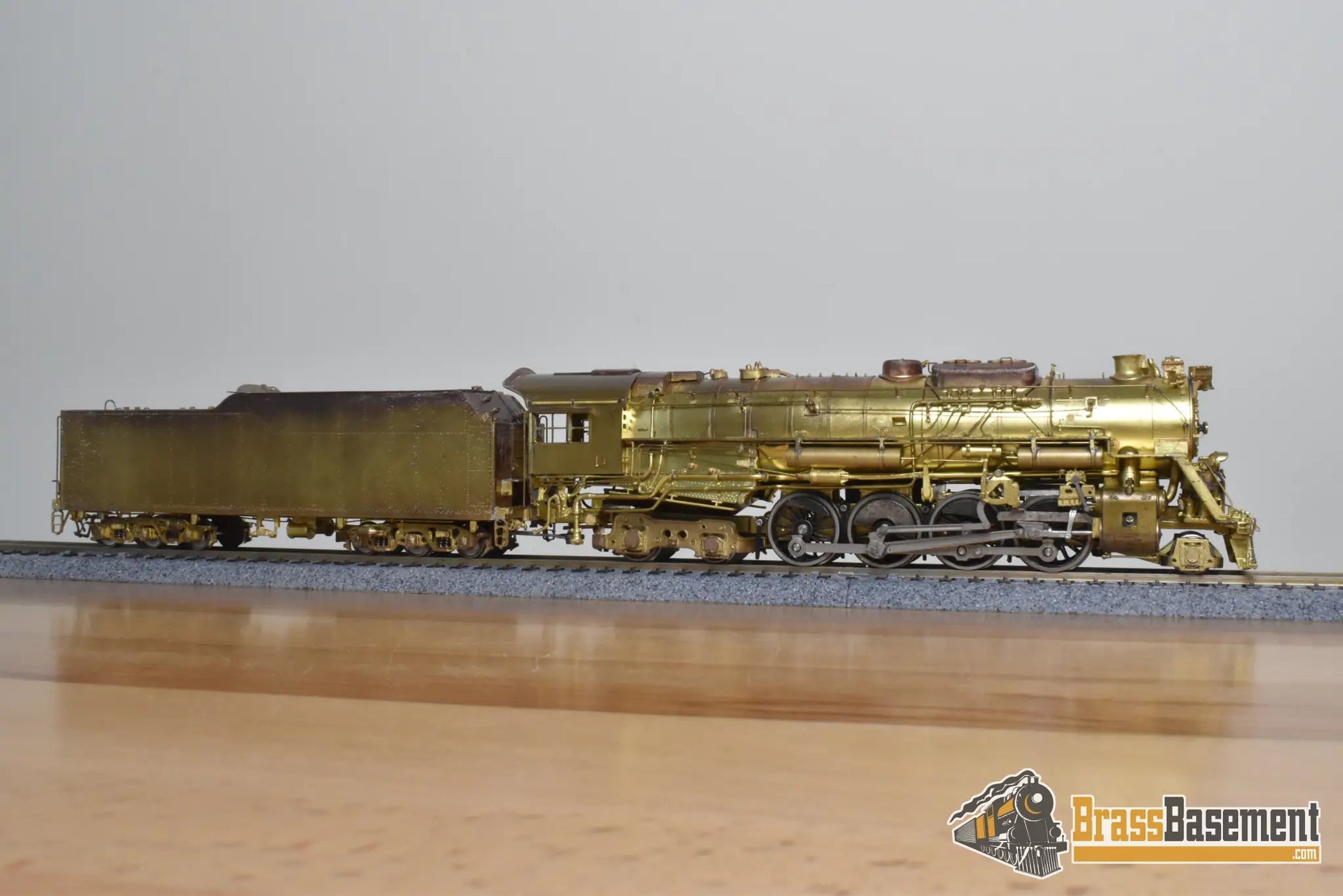 HO Brass - PSC 16616 C&O Chesapeake & Ohio 2-8-4 K-4 Kanawha - Heavy Tarnish - FIRST SERIES - Steam