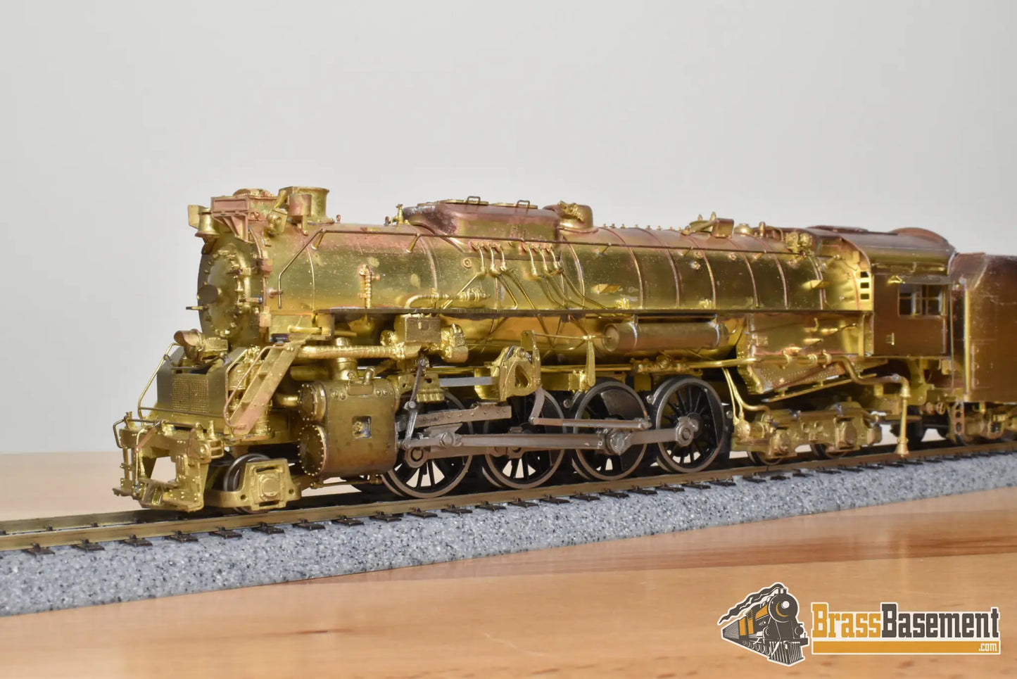 HO Brass - PSC 16616 C&O Chesapeake & Ohio 2-8-4 K-4 Kanawha - Heavy Tarnish - FIRST SERIES - Steam