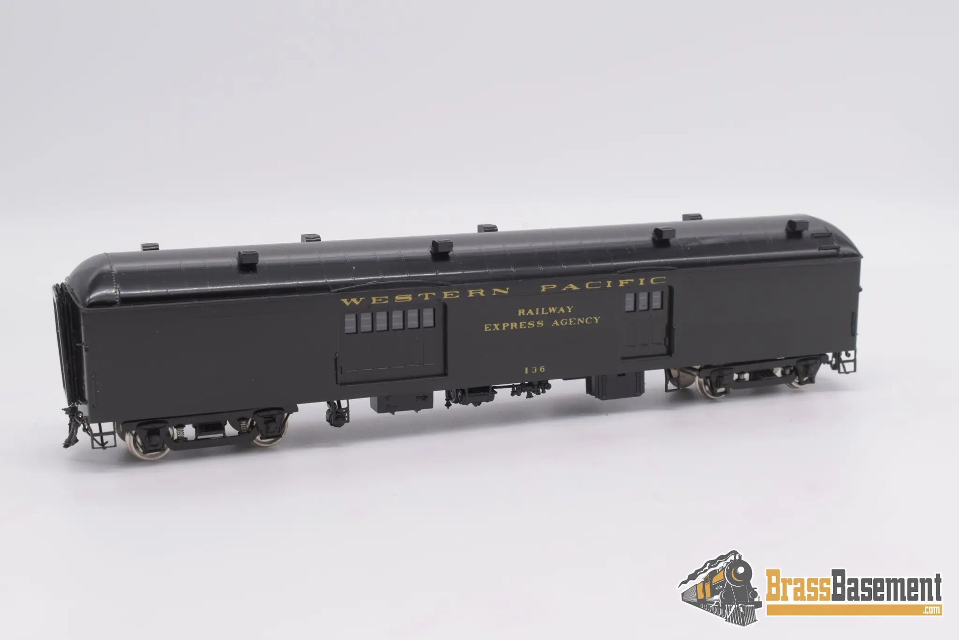 Ho Brass - Psc 16664 - 1 Western Pacific Double Door Baggage Factory Paint Passenger