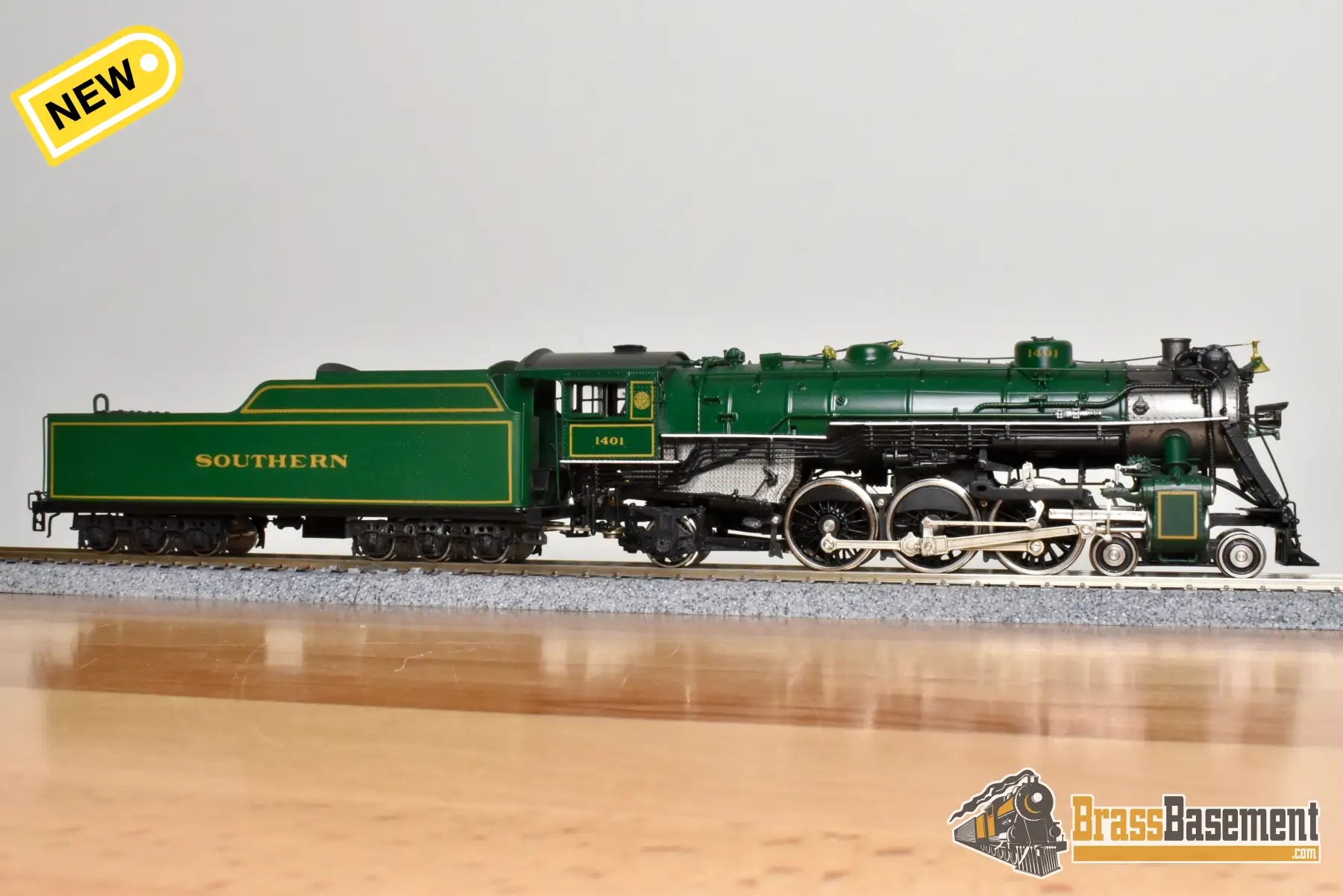 HO Brass - PSC 16800-1 Southern Railway 4-6-2 PS4 #1401 Smithsonian Version - F/P
