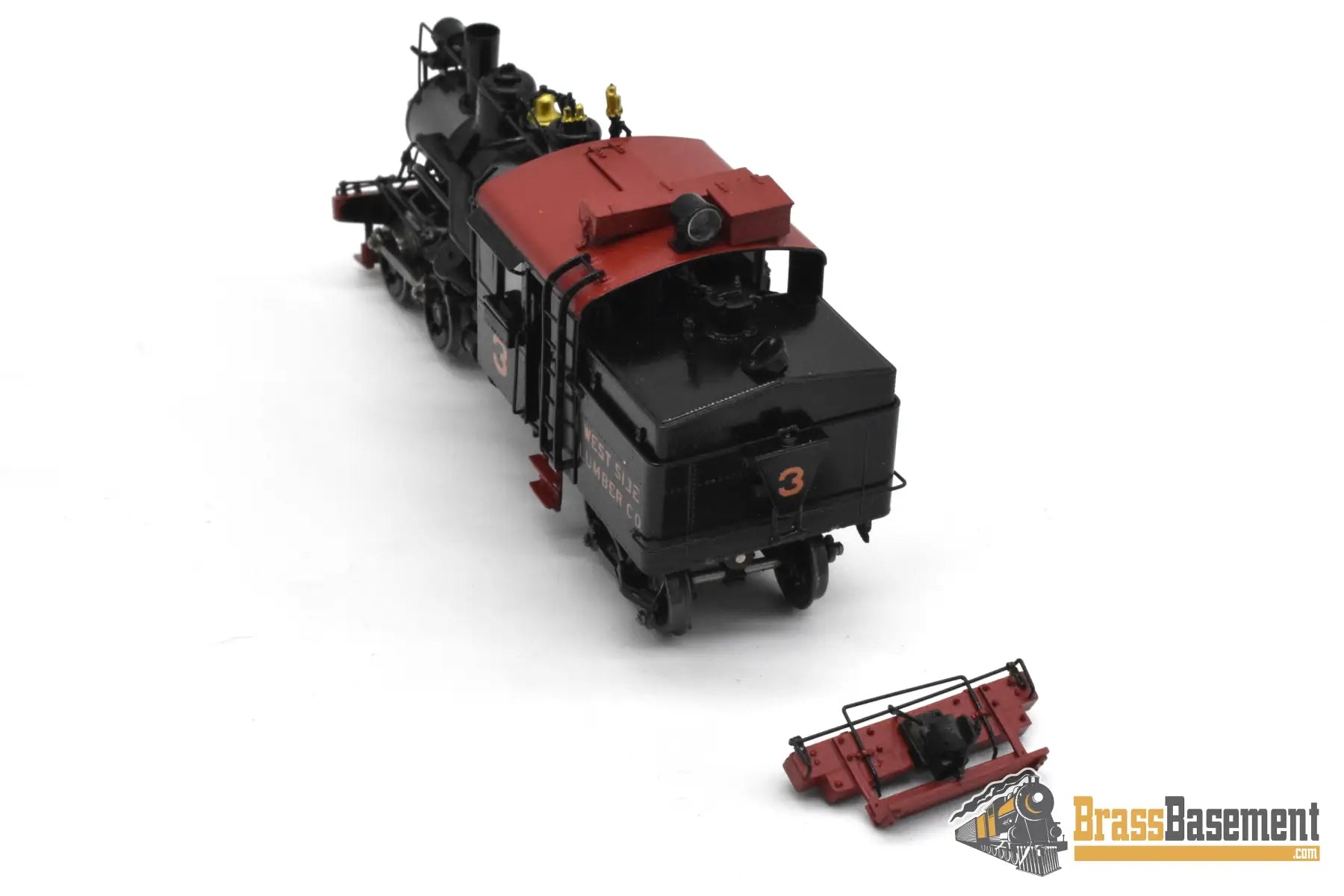 HO Brass – PSC 17128-1 WSLC 37-Ton Heisler #3 – Factory Painted – ISSUES – Korea Steam