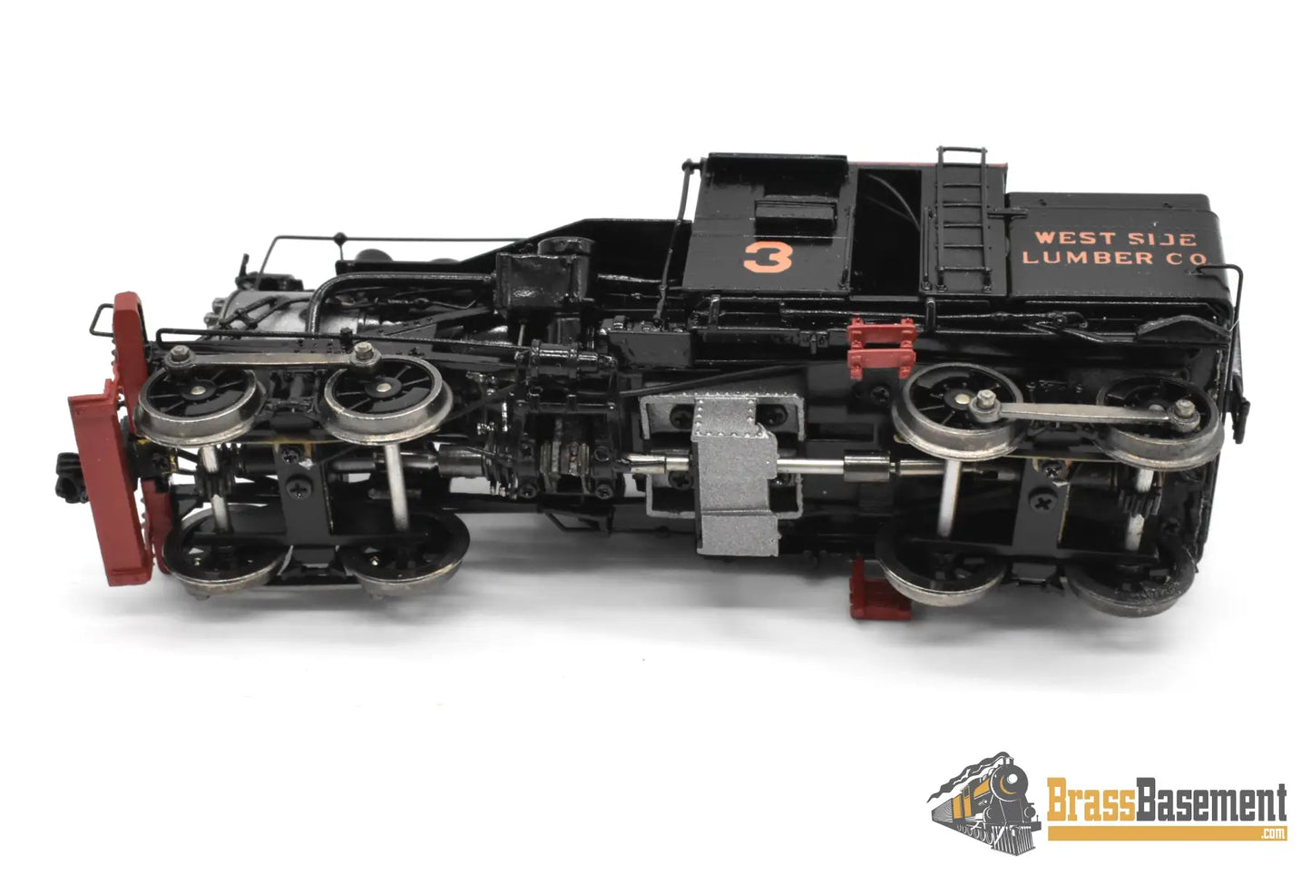 HO Brass – PSC 17128-1 WSLC 37-Ton Heisler #3 – Factory Painted – ISSUES – Korea Steam