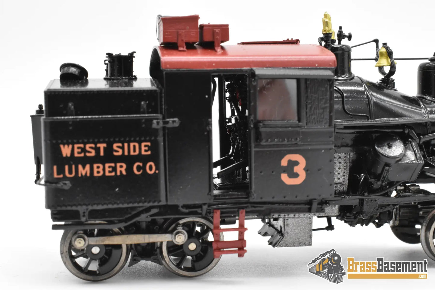 HO Brass – PSC 17128-1 WSLC 37-Ton Heisler #3 – Factory Painted – ISSUES – Korea Steam