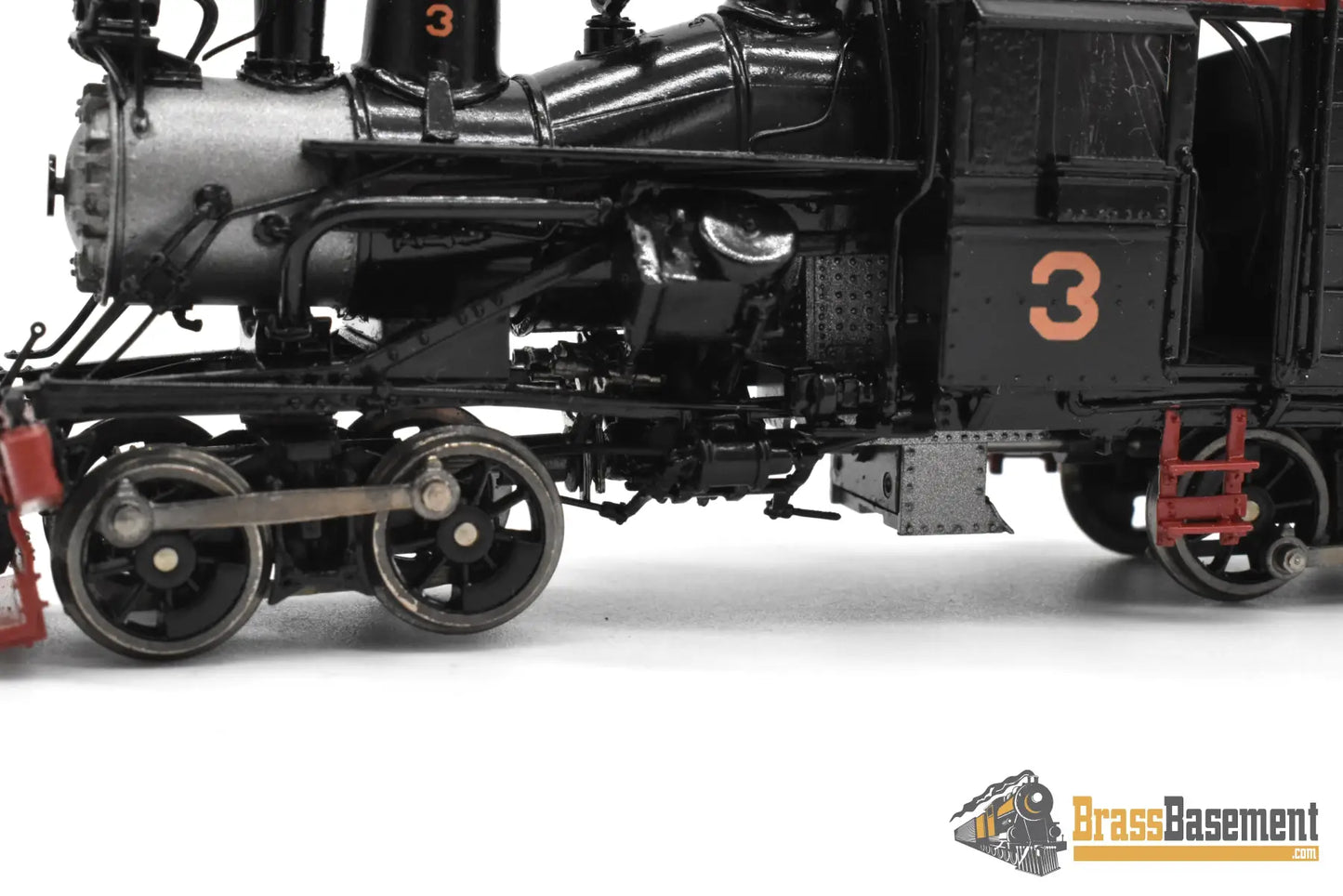 HO Brass – PSC 17128-1 WSLC 37-Ton Heisler #3 – Factory Painted – ISSUES – Korea Steam