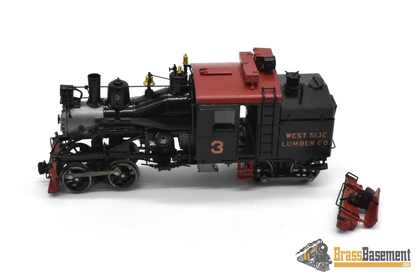 HO Brass – PSC 17128-1 WSLC 37-Ton Heisler #3 – Factory Painted – ISSUES – Korea Steam